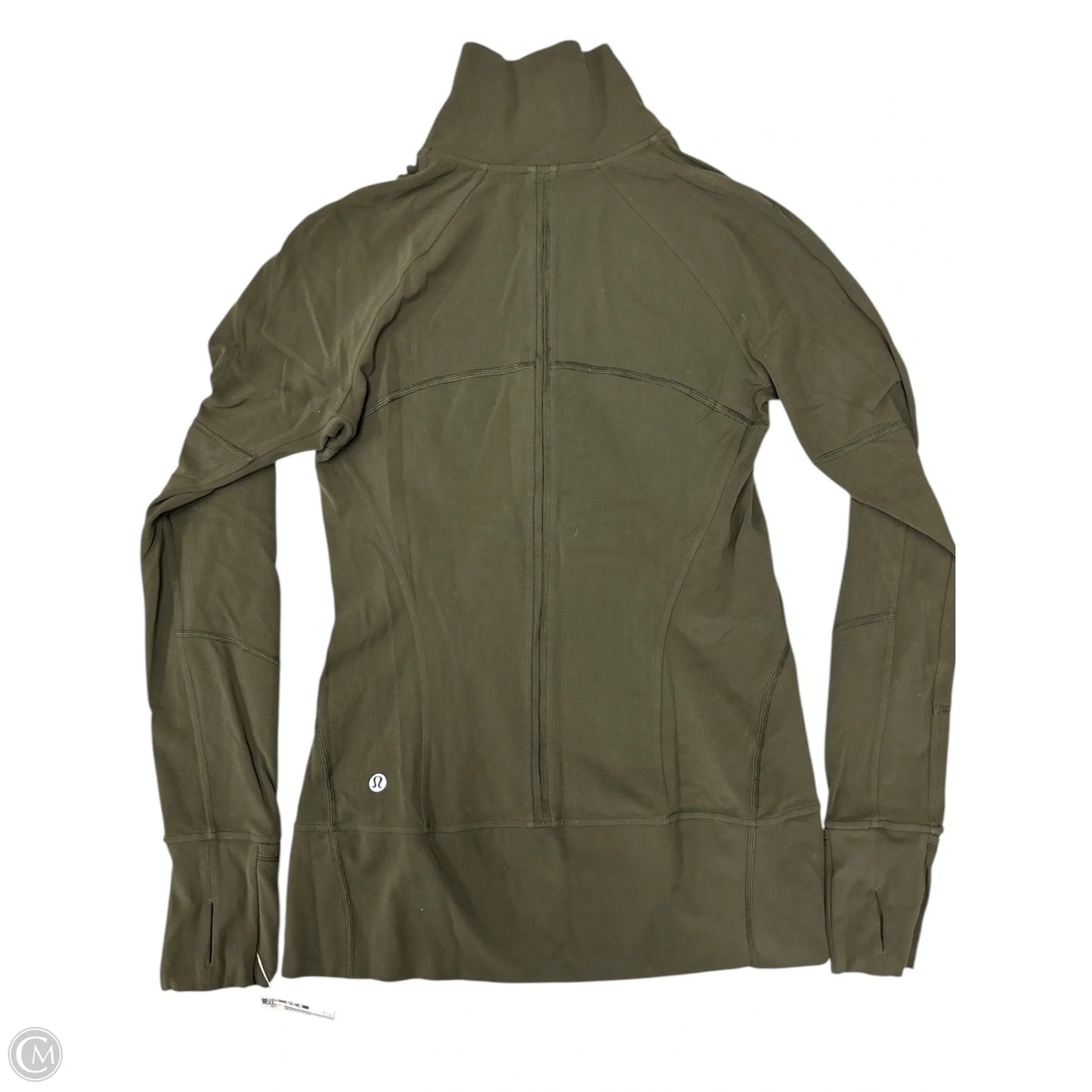 Athletic Jacket By Lululemon In Green, Size: 4