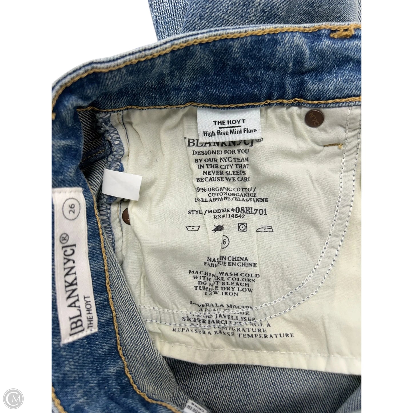 Jeans Straight By Blanknyc In Blue Denim, Size: 2