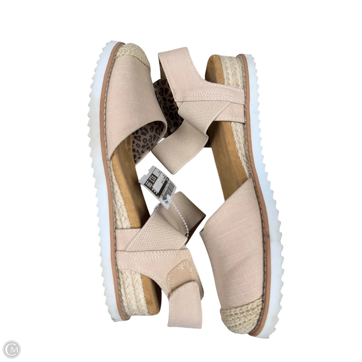 Sandals Flats By Bobs In Tan, Size: 7