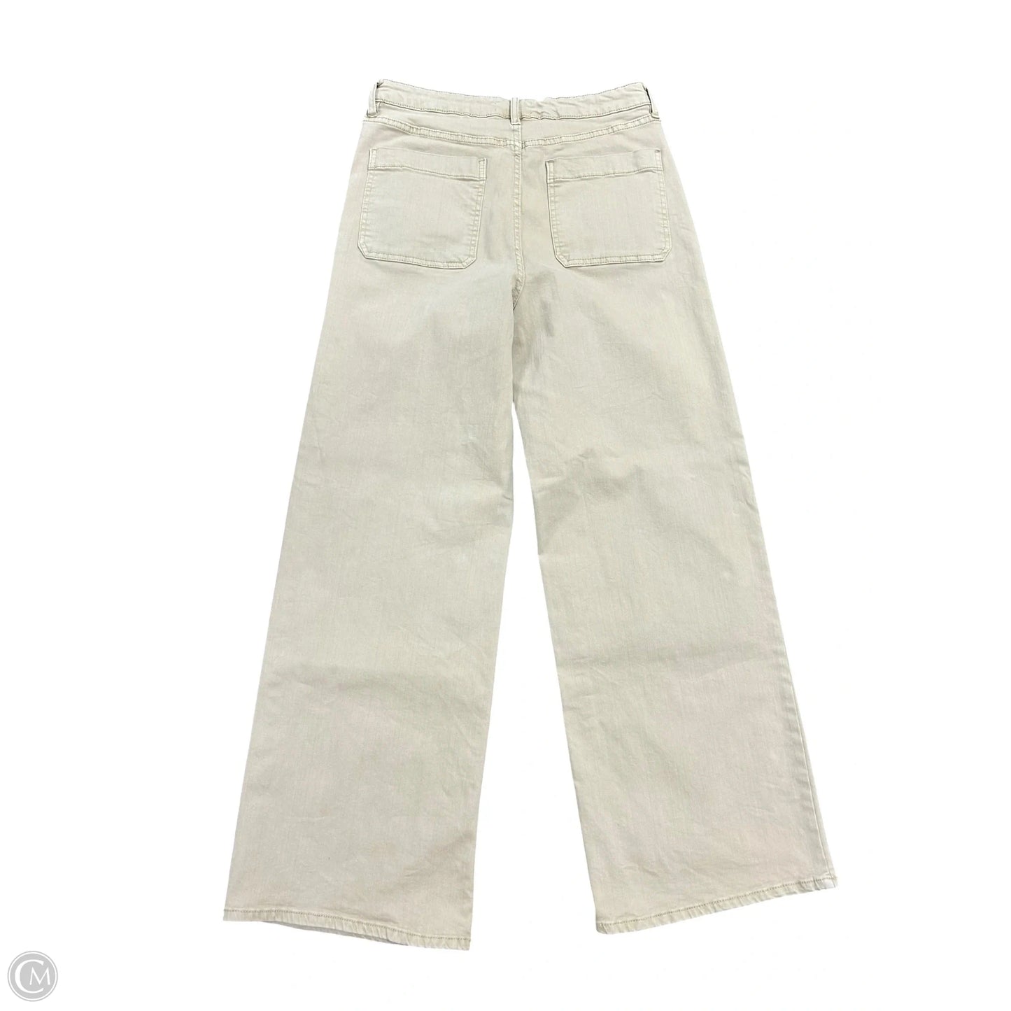 Jeans Wide Leg By Oat In Tan Denim, Size: 10