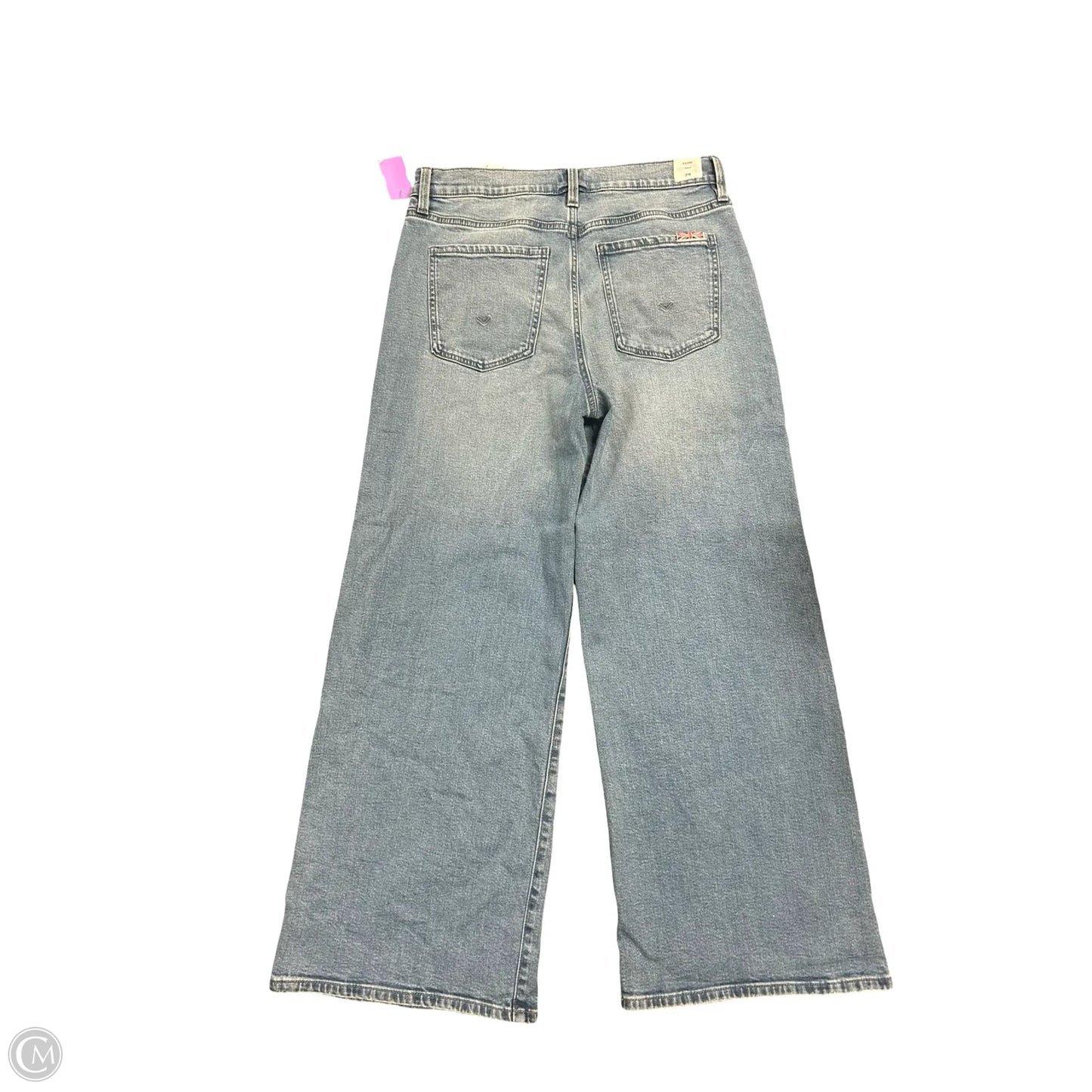Jeans Wide Leg By Hudson In Blue Denim, Size: 8
