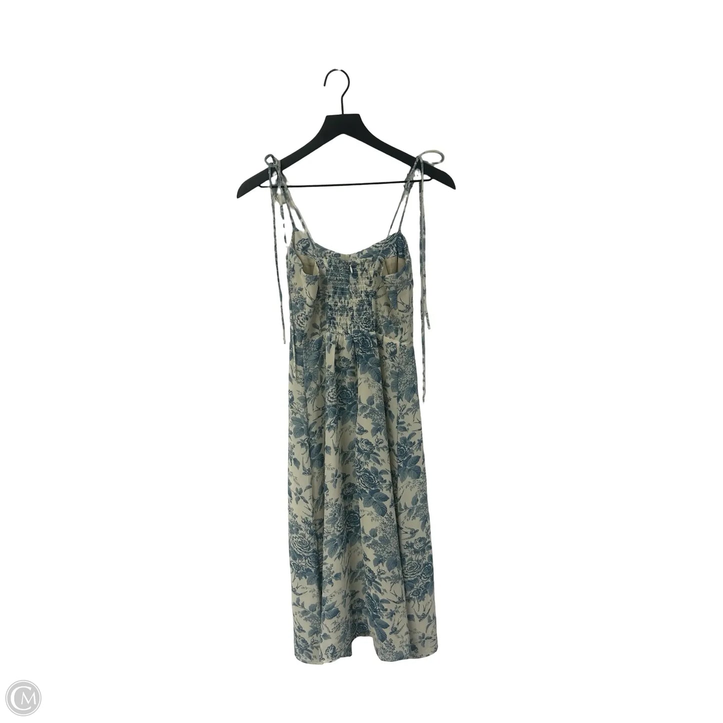 Dress Party Midi By Cmc In Blue & White, Size: Xs