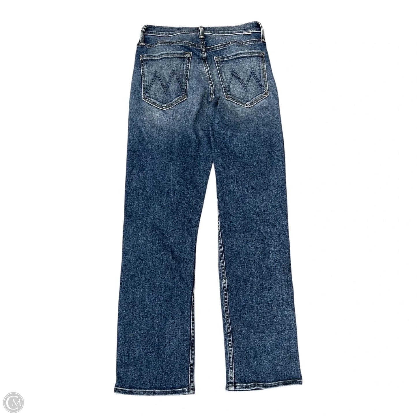 Jeans Straight By Mother In Blue Denim, Size: 2