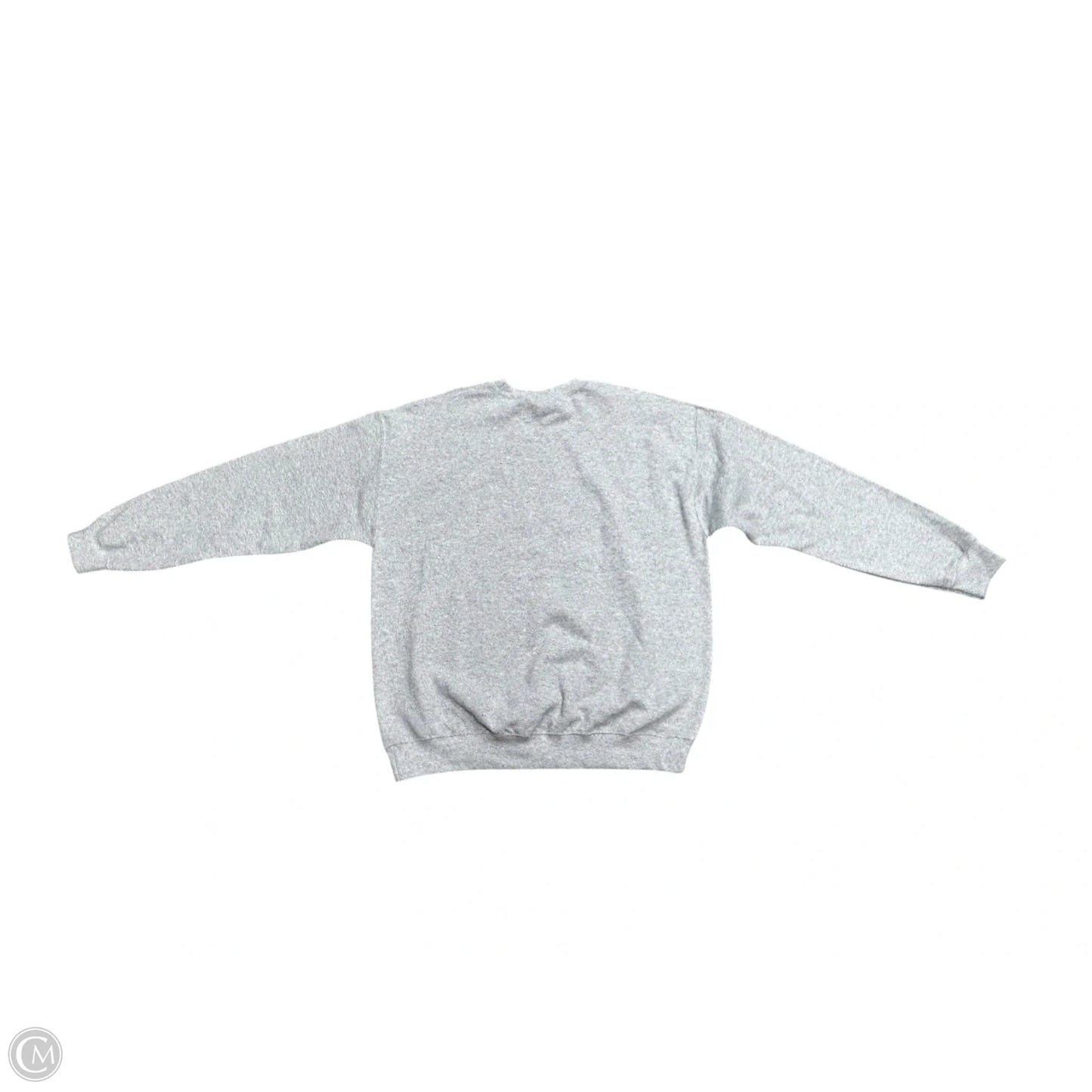 Sweatshirt Crewneck By Gildan In Grey, Size: L