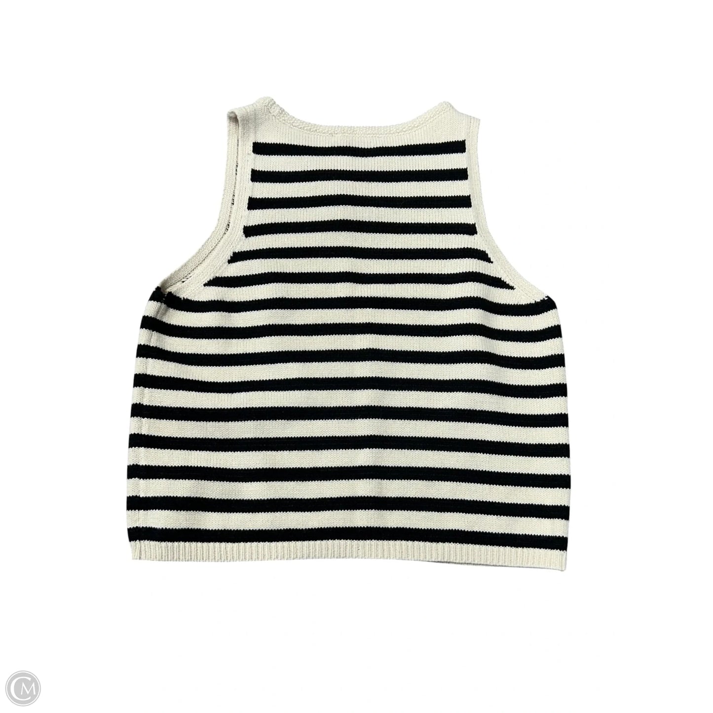 Vest Sweater By Rd Style In Striped Pattern, Size: S