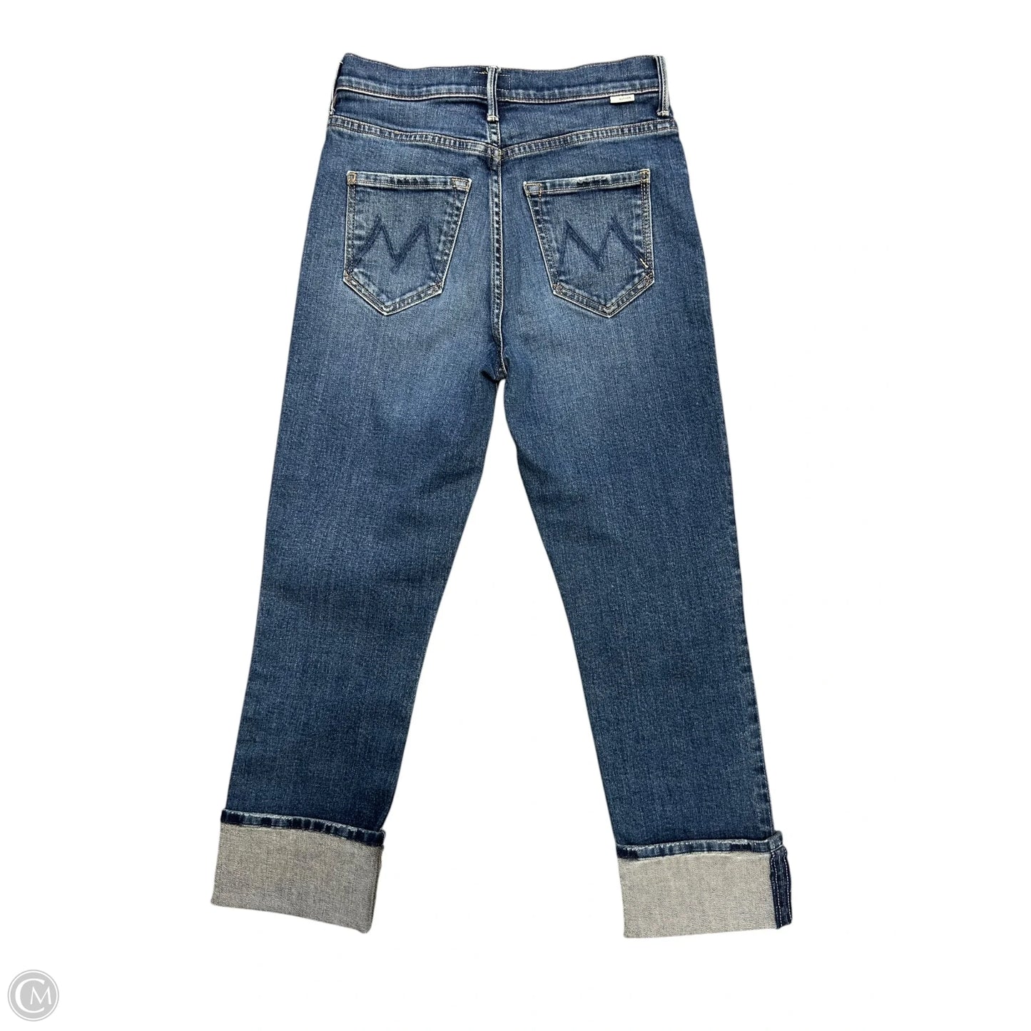Jeans Cropped By Mother In Blue Denim, Size: 2