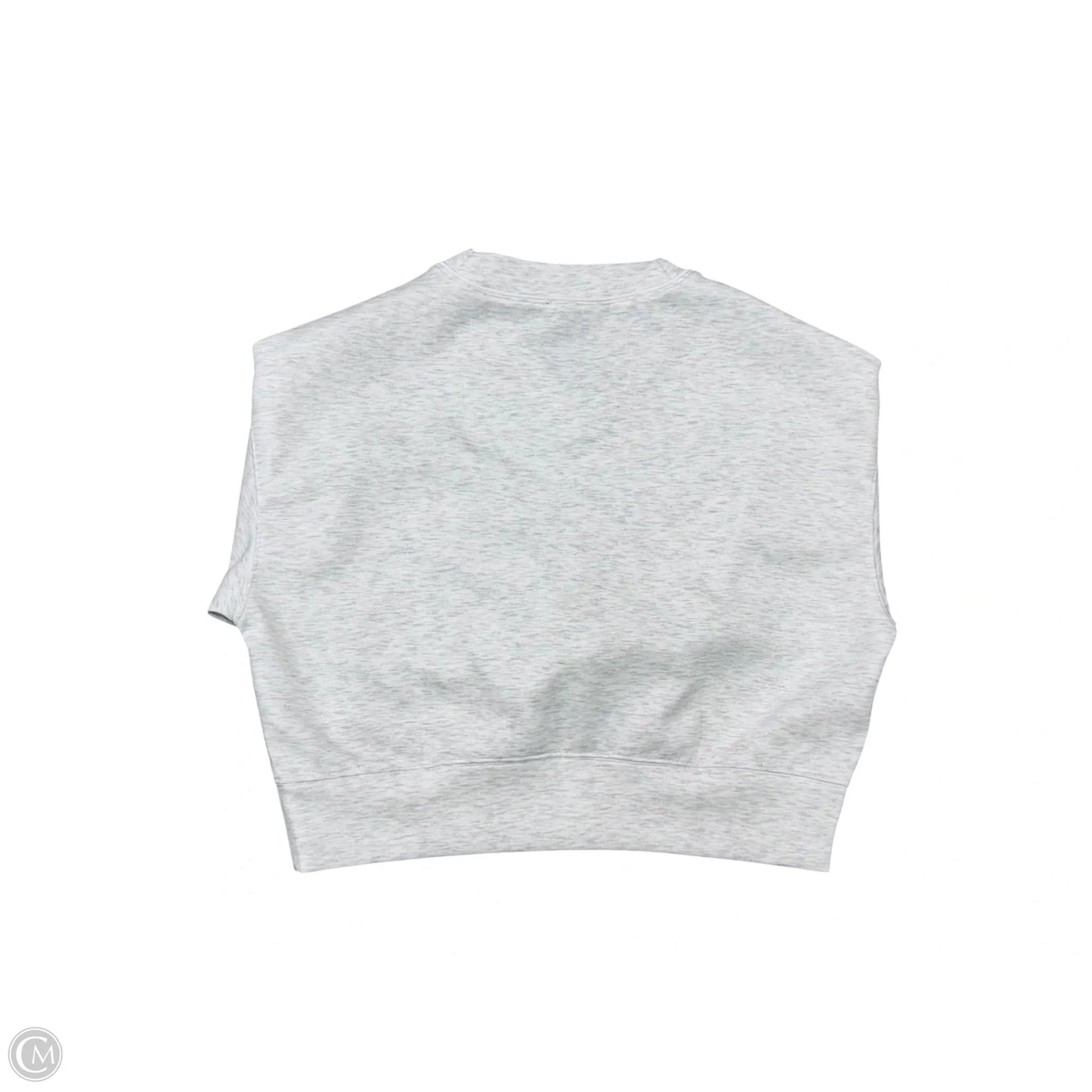 Sweatshirt Crewneck By Express In Grey, Size: S