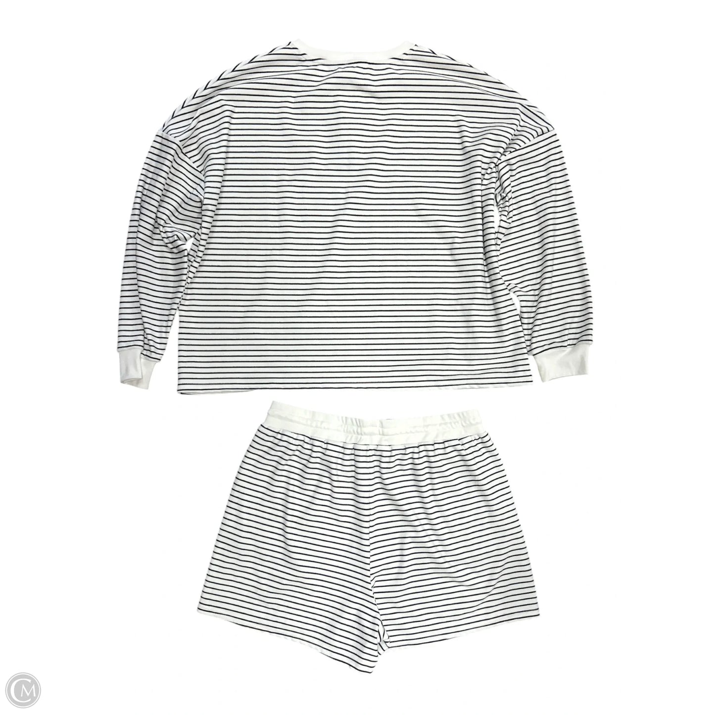 Shorts Set By Anniewear In Black & White, Size: Xl