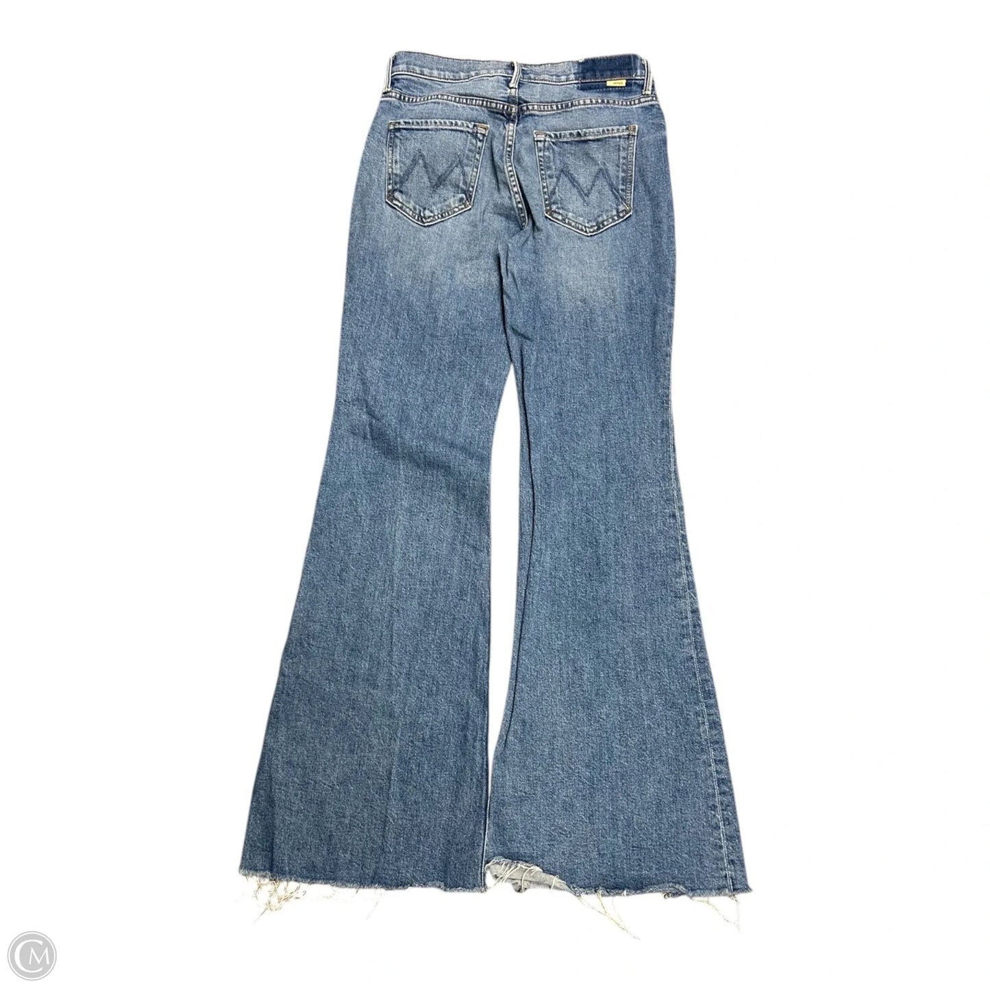 Jeans Wide Leg By Mother In Blue Denim, Size: 4