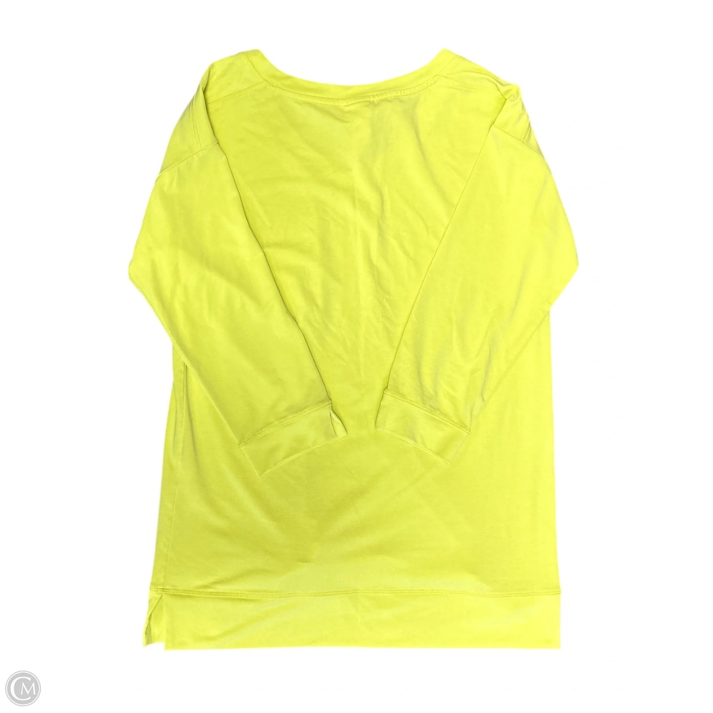 Top Long Sleeve By Chicos In Yellow, Size: Xs