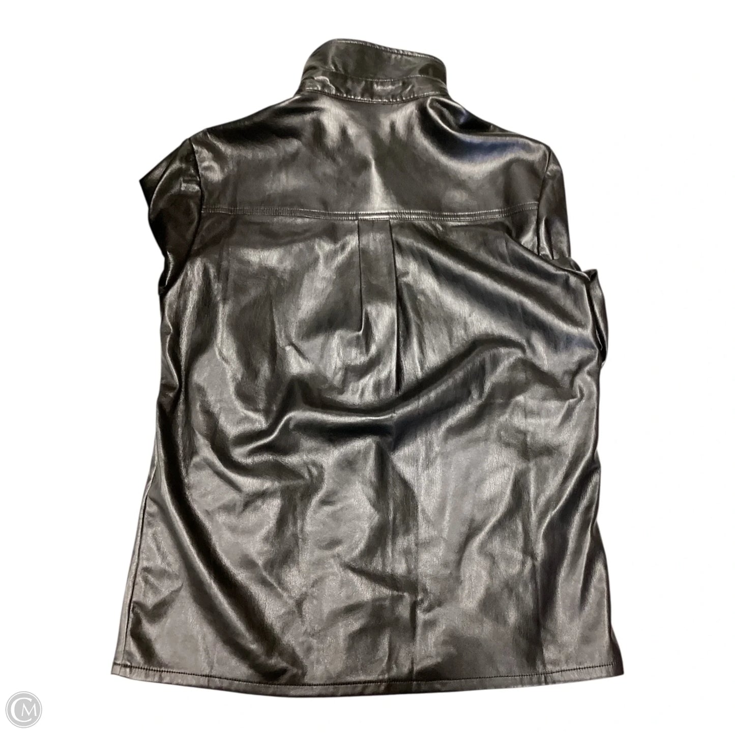 Jacket Shirt By Good American In Black, Size: 2