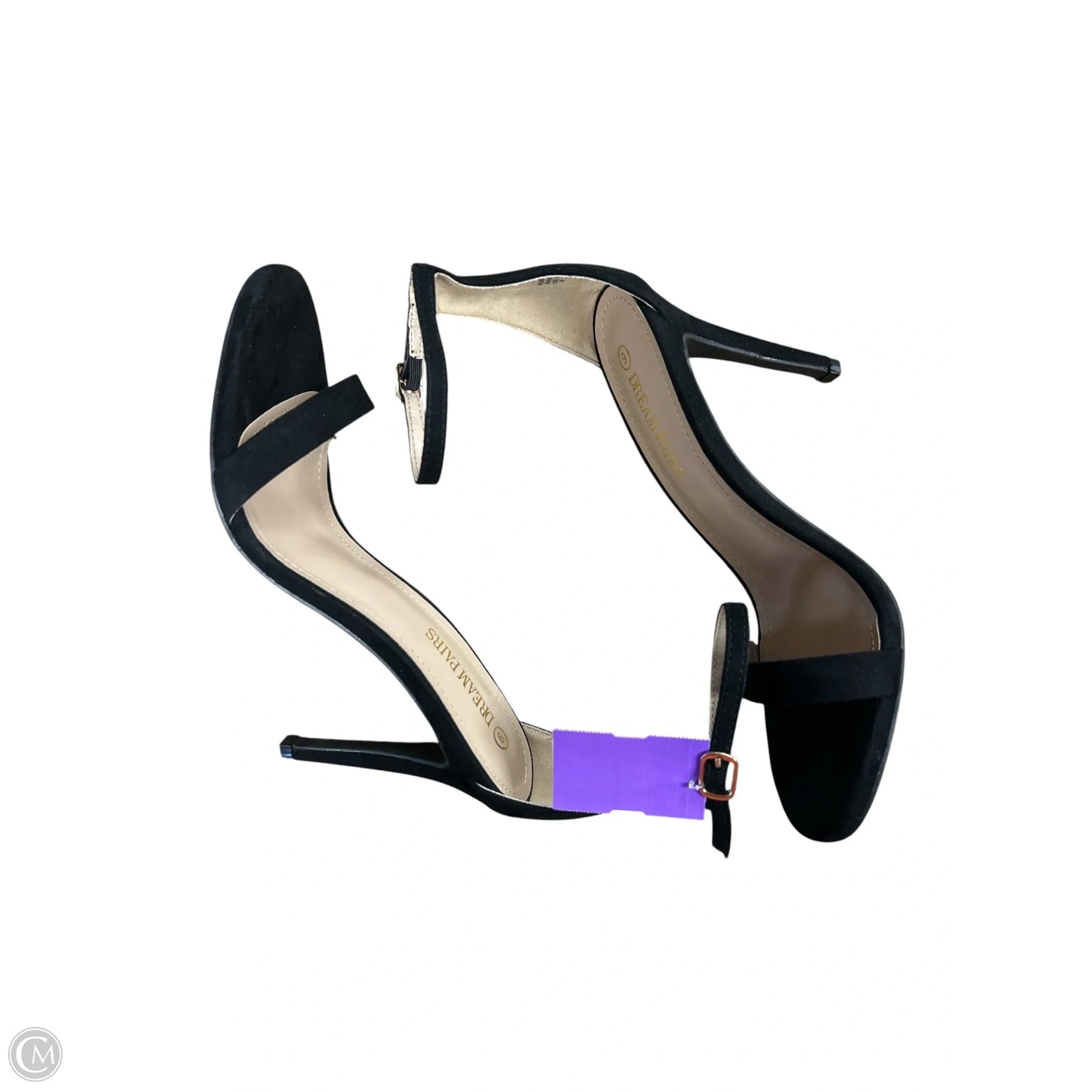 Sandals Heels Stiletto By Dream Pairs In Black, Size: 9