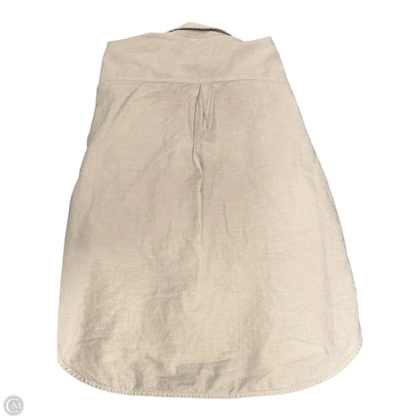 Blouse Long Sleeve By Maeve In Brown, Size: Xs