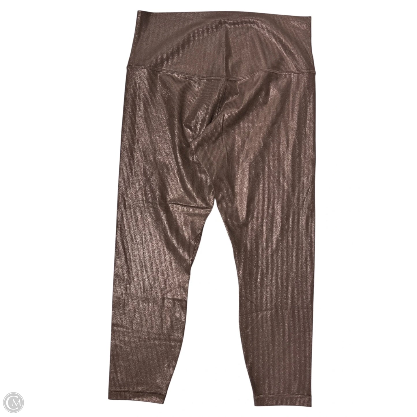 Athletic Leggings By Lululemon In Brown, Size: 12