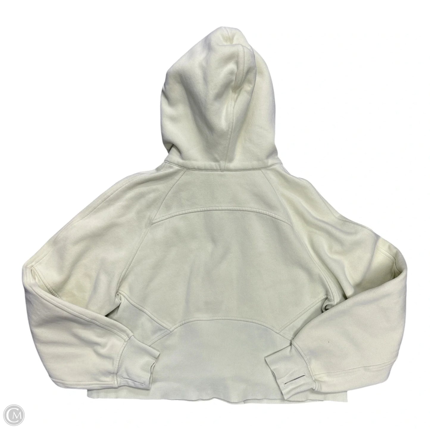 Athletic Sweatshirt Hoodie By Lululemon In Green, Size: M