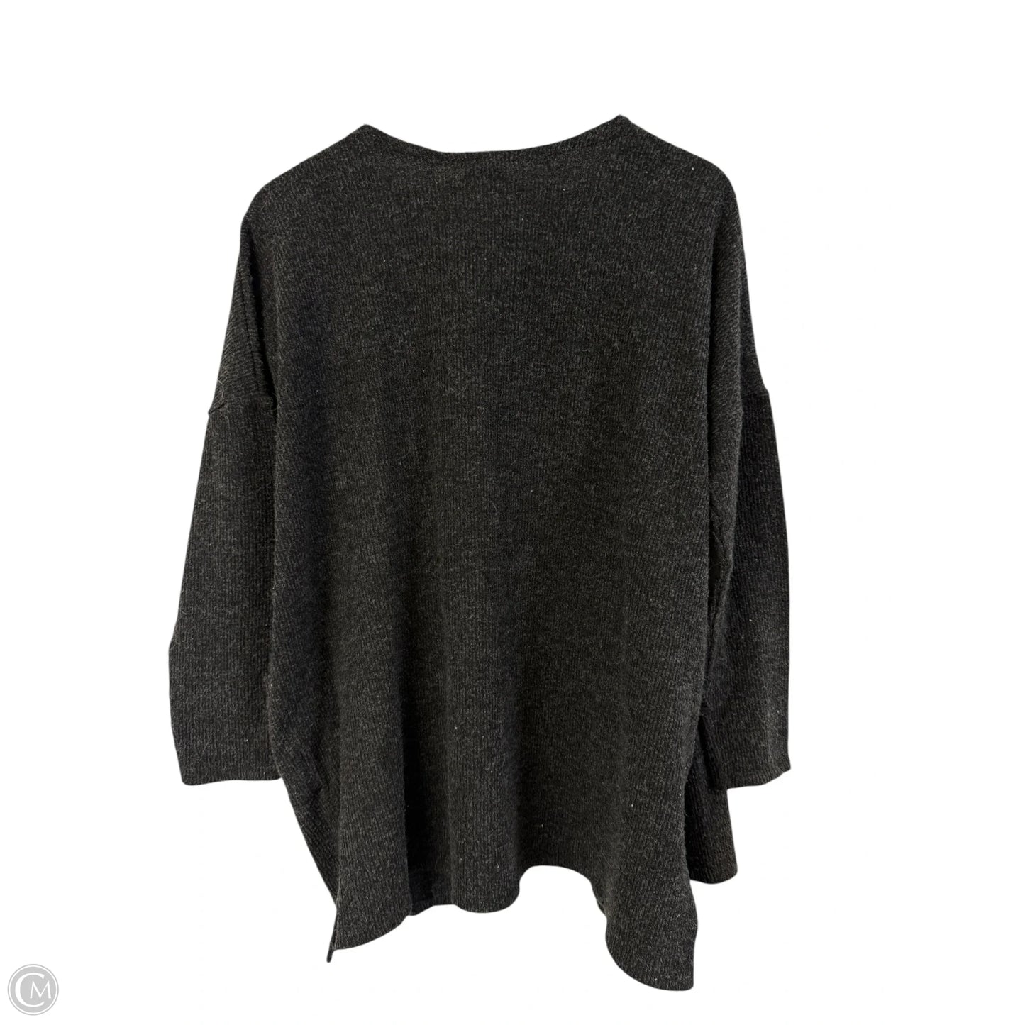Sweater Cardigan By Clothes Mentor In Black, Size: L