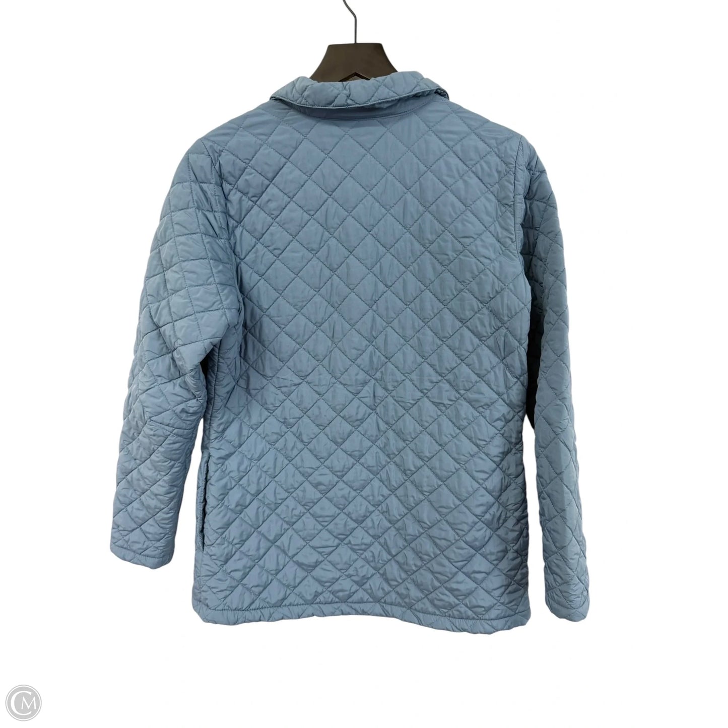 Jacket Puffer & Quilted By Denim And Company In Blue, Size: Xs
