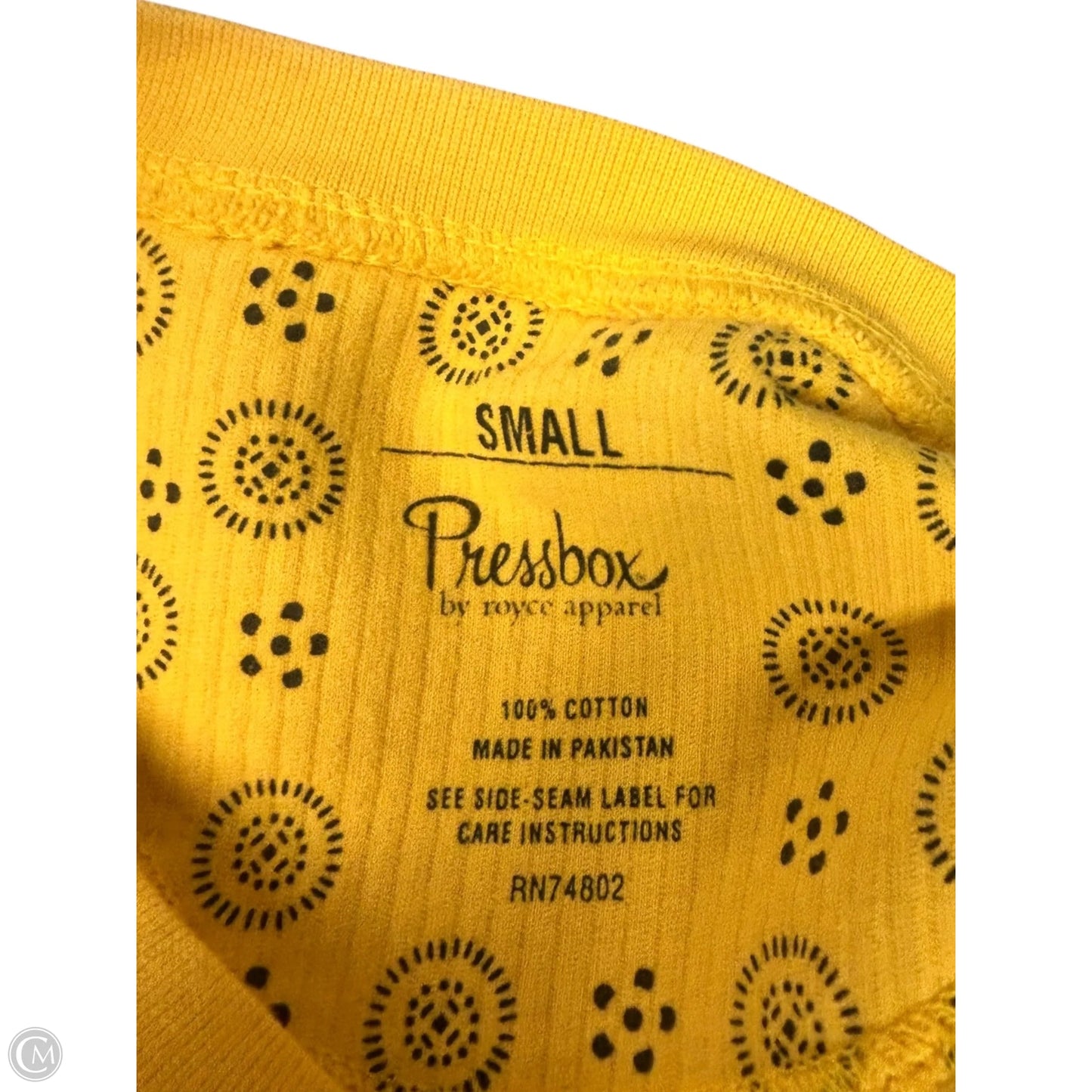 Sweatshirt Crewneck By Clothes Mentor In Yellow, Size: S