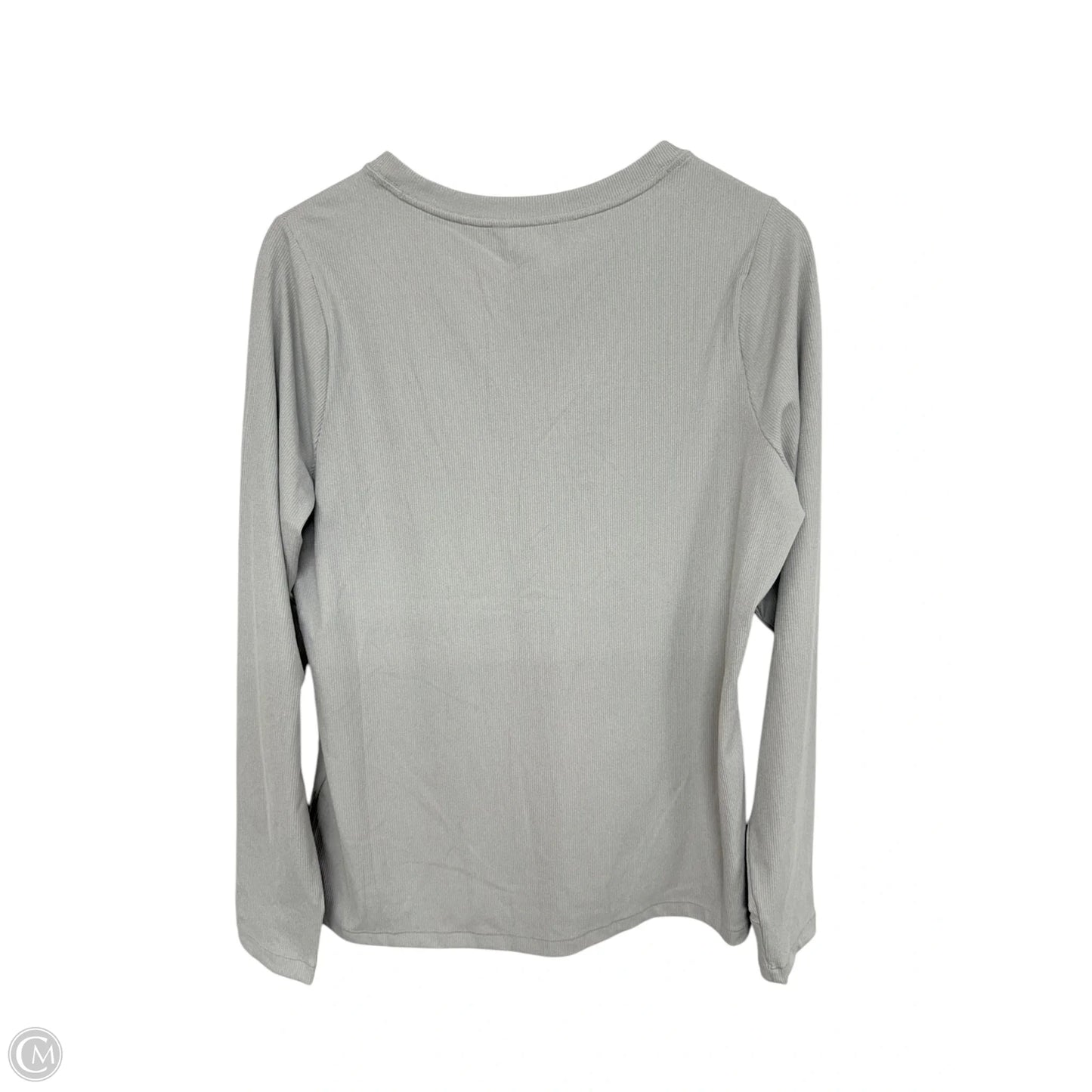 Athletic Top Long Sleeve Crewneck By Athleta In Grey, Size: Xl