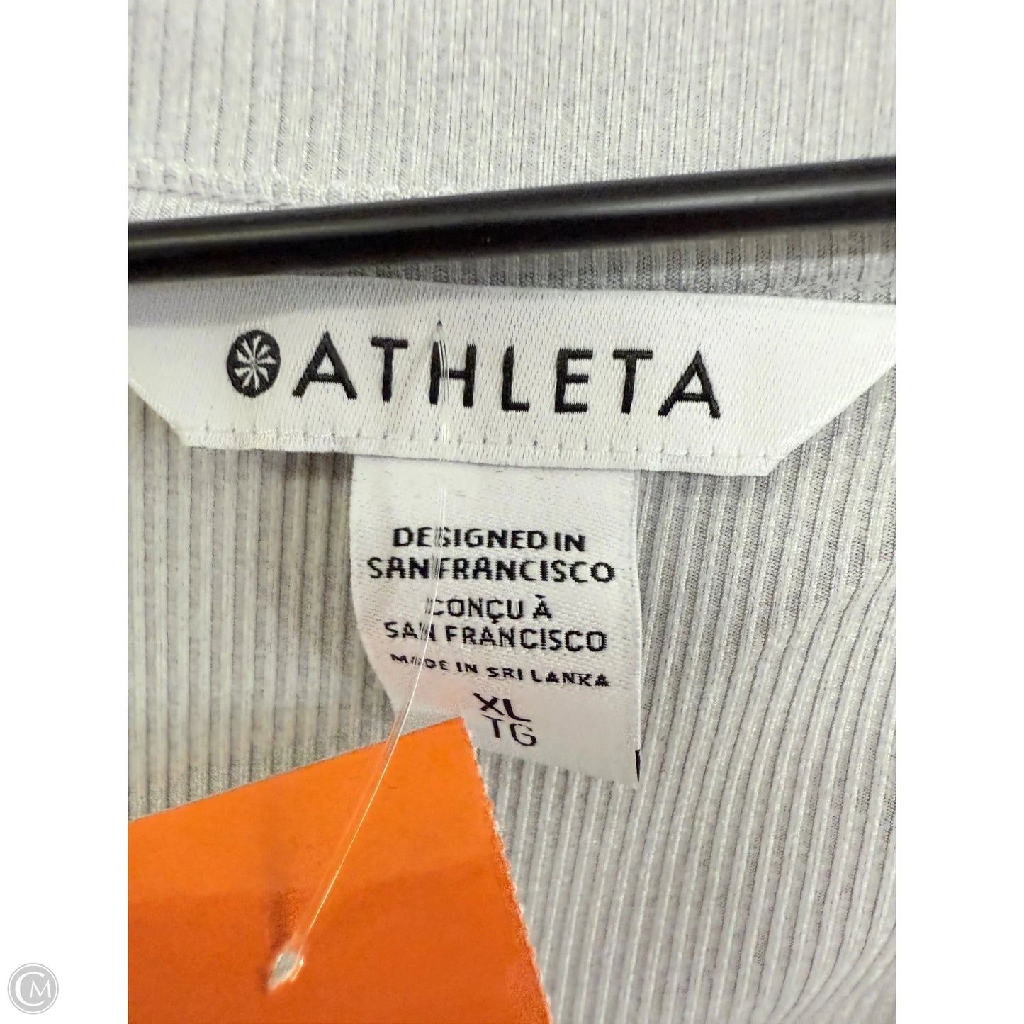 Athletic Top Long Sleeve Crewneck By Athleta In Grey, Size: Xl