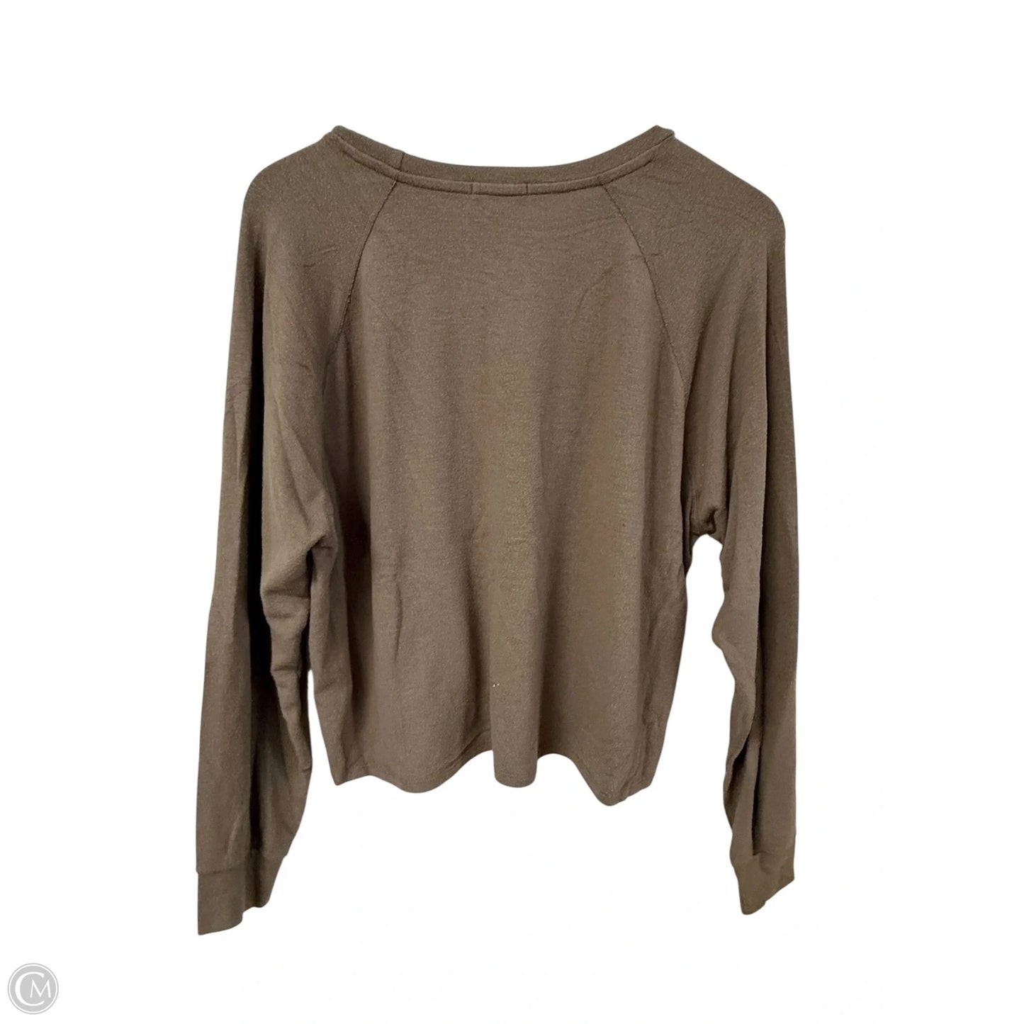 Top Long Sleeve Basic By Beyond Yoga In Brown, Size: L
