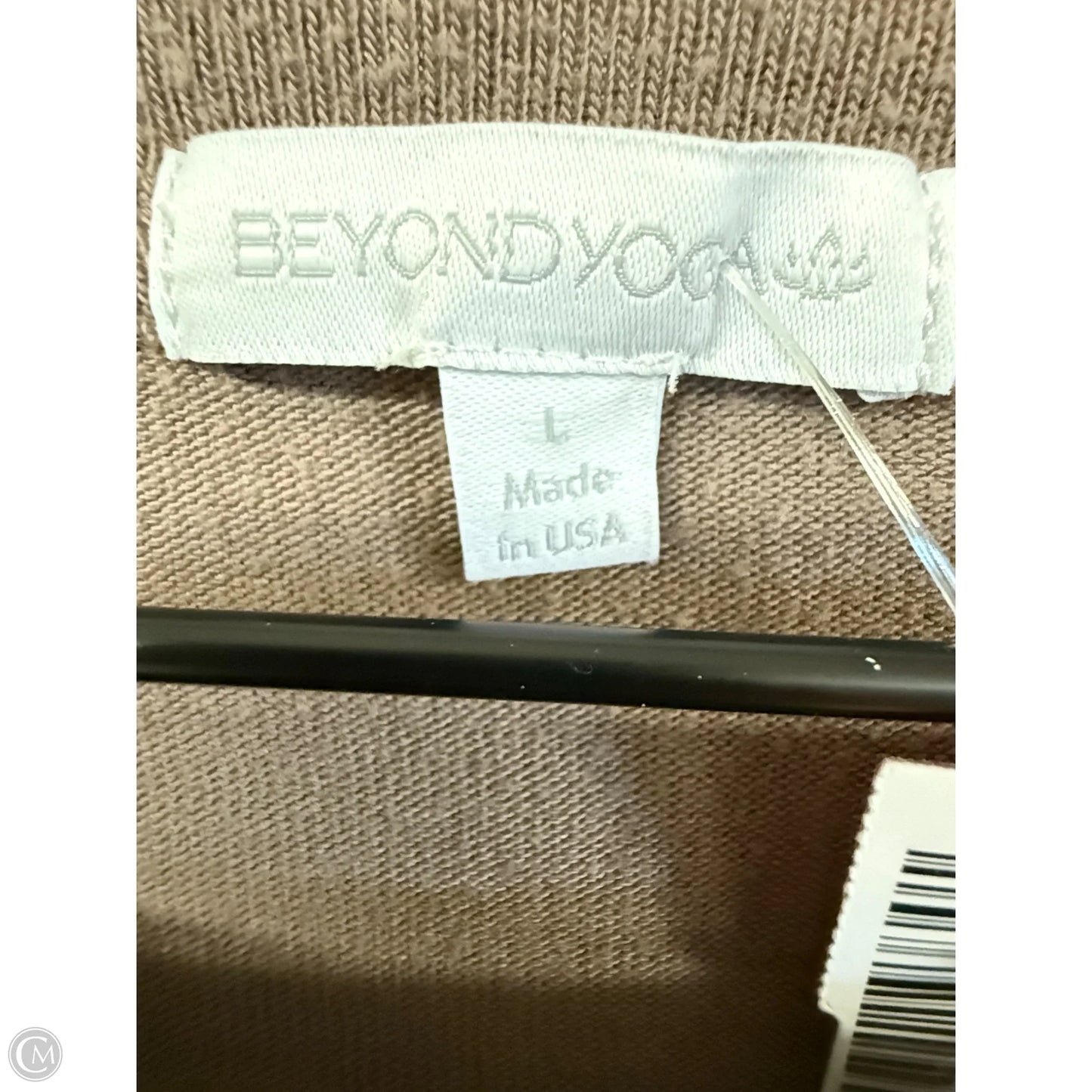Top Long Sleeve Basic By Beyond Yoga In Brown, Size: L