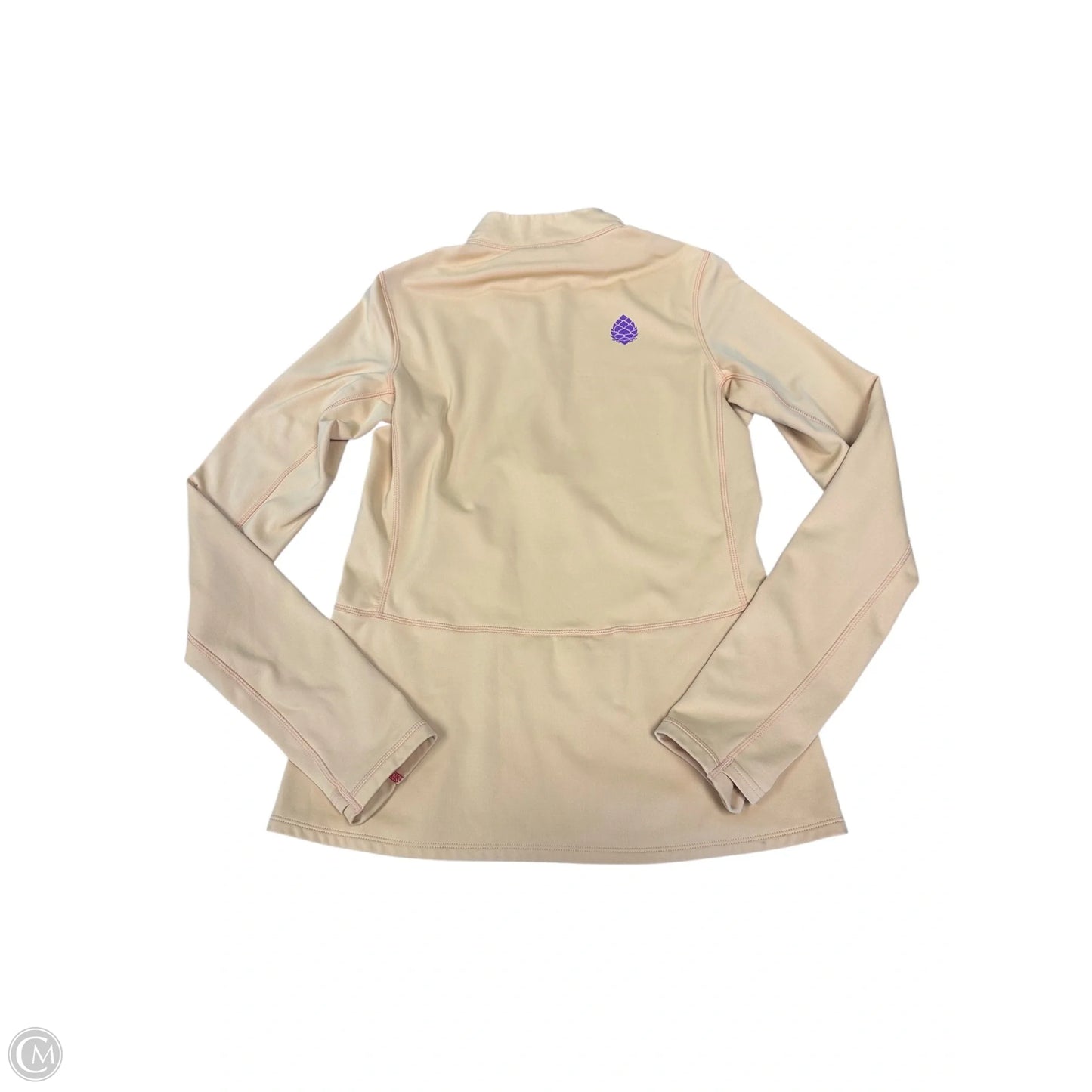 Athletic Top Long Sleeve Collar By Clothes Mentor In Yellow, Size: M