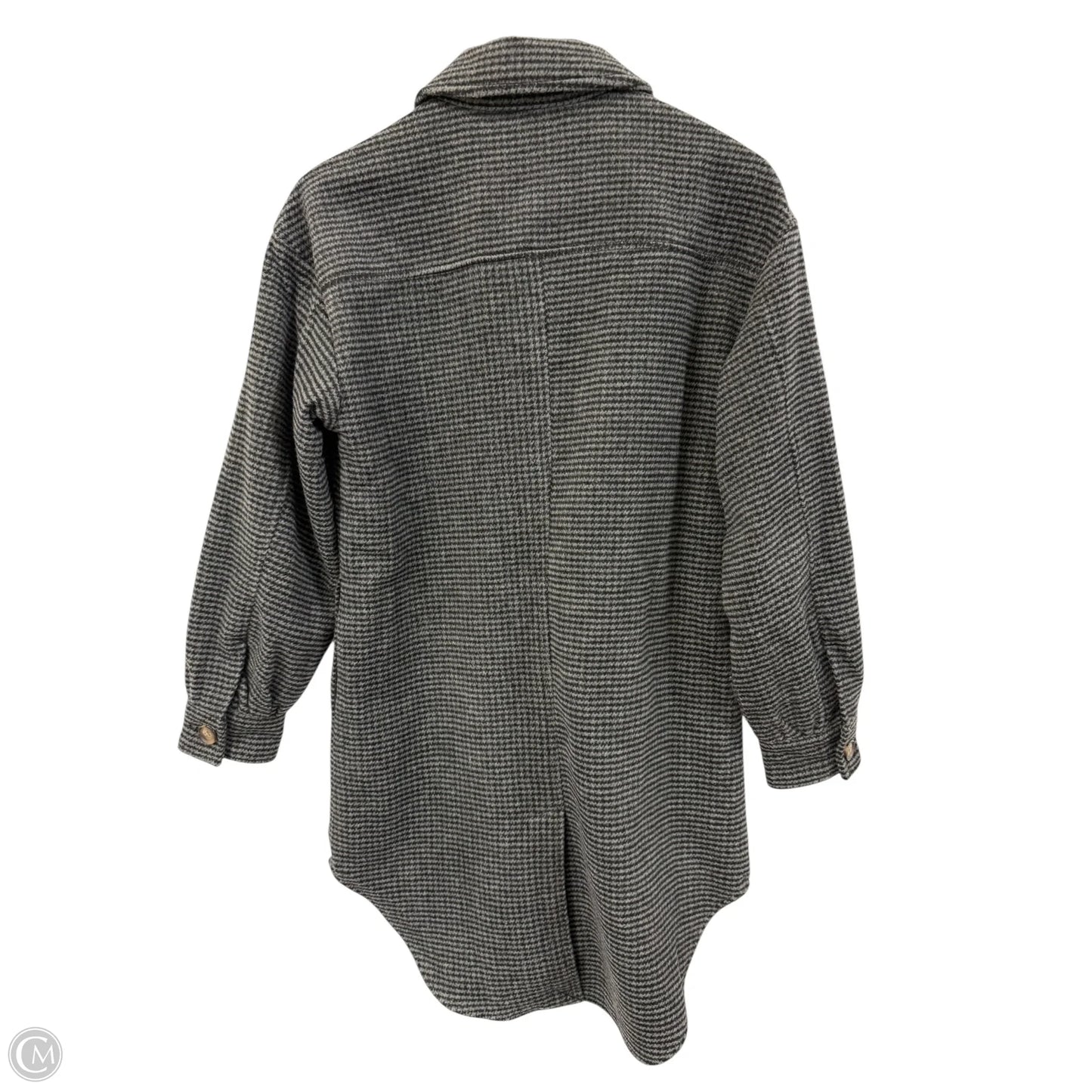 Jacket Shirt By Clothes Mentor In Grey, Size: Xxs