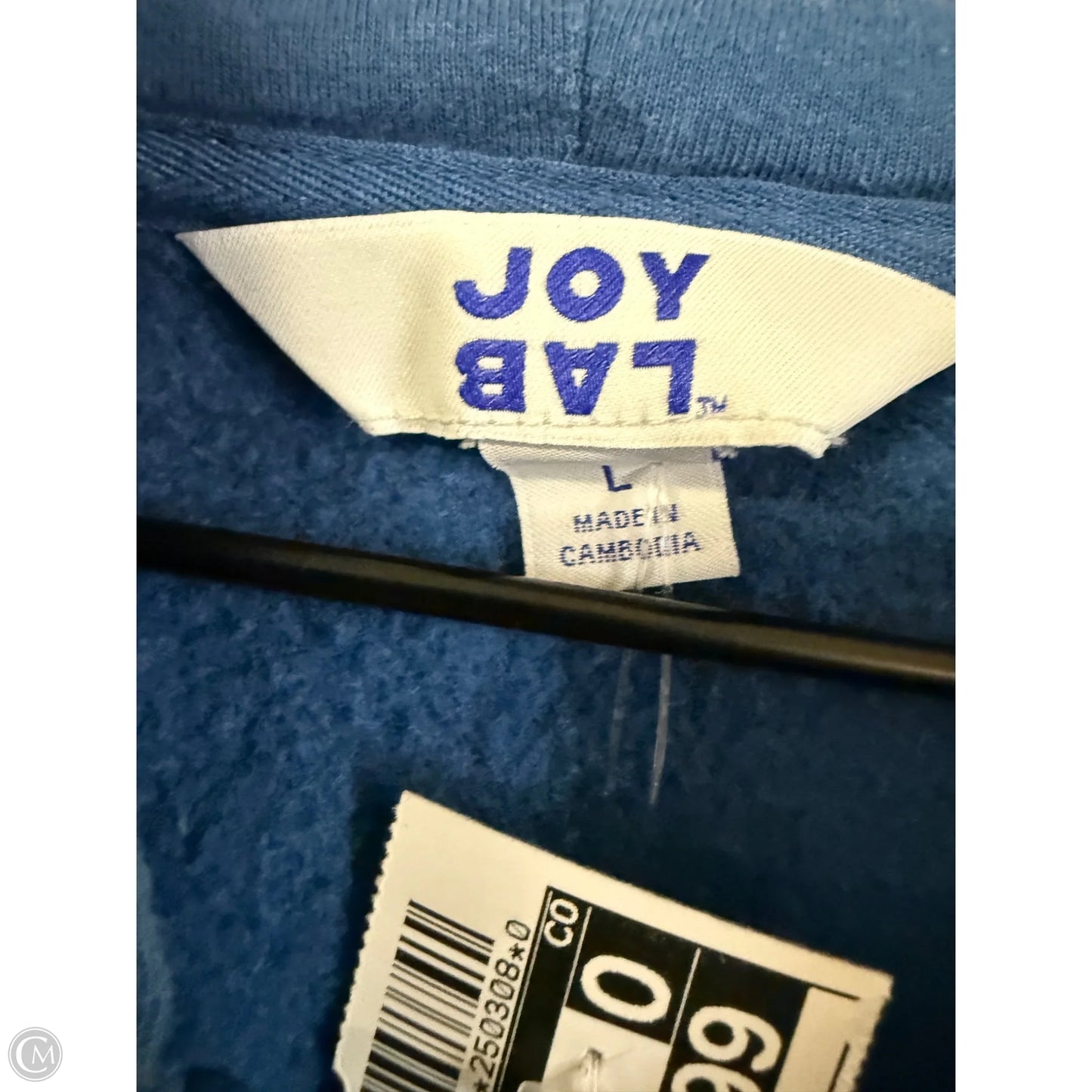 Sweatshirt Hoodie By Joy Lab In Blue, Size: L
