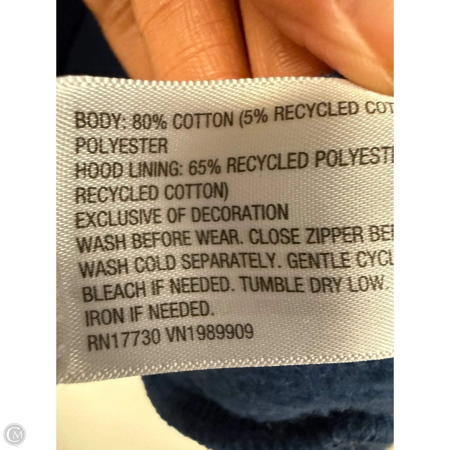 Sweatshirt Hoodie By Joy Lab In Blue, Size: L