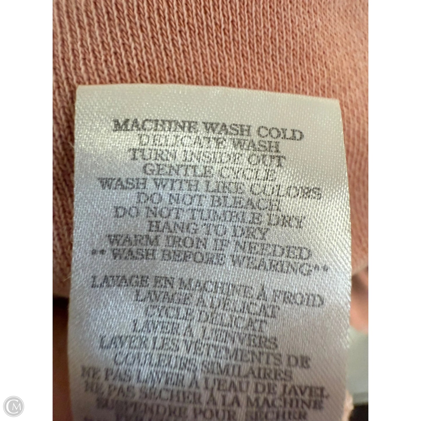 Sweatshirt Crewneck By Z Supply In Peach, Size: S