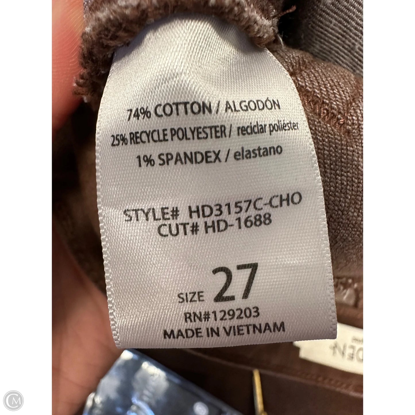 Jeans Straight By Cmc In Brown Denim, Size: 4