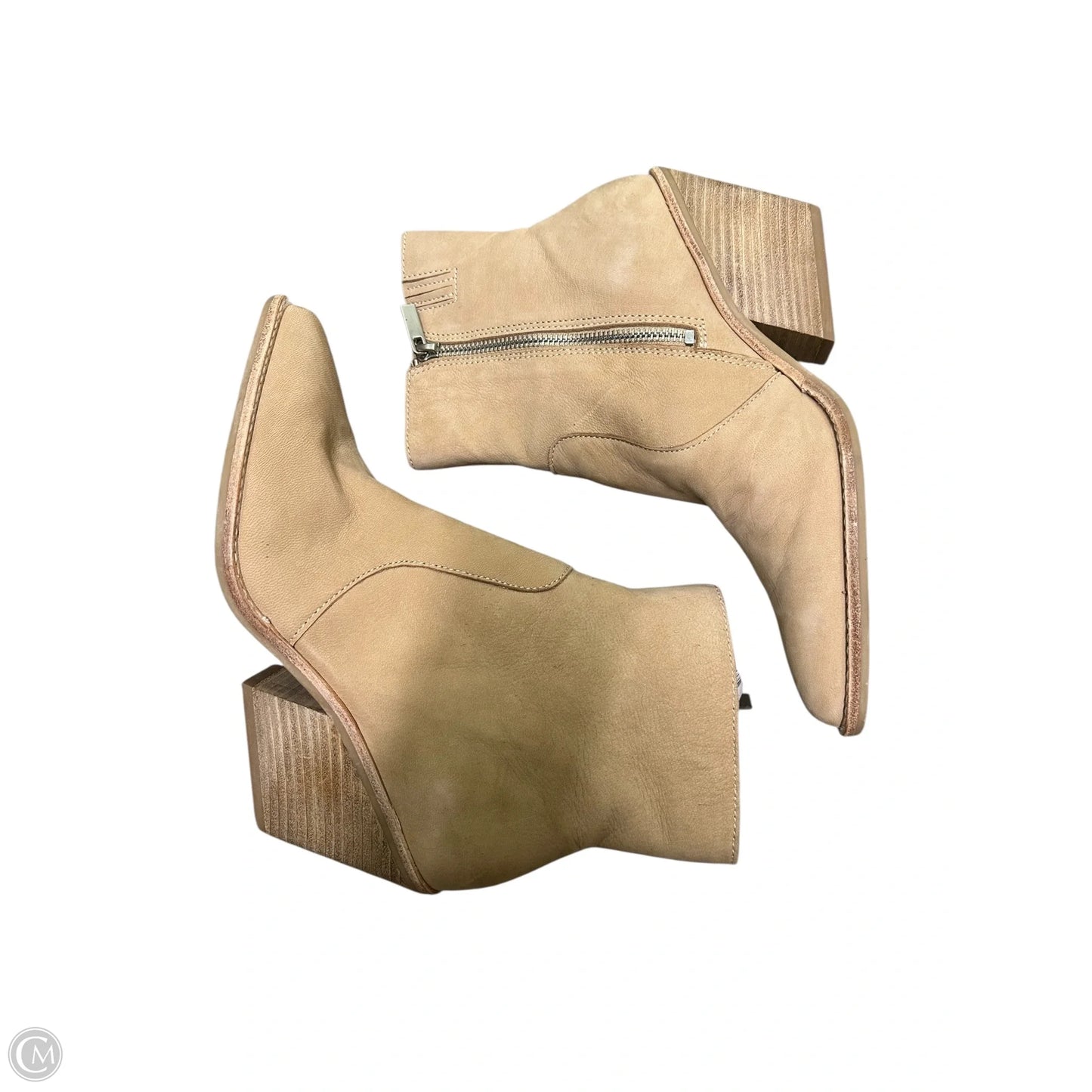 Boots Ankle Heels By Dolce Vita In Tan, Size: 9.5