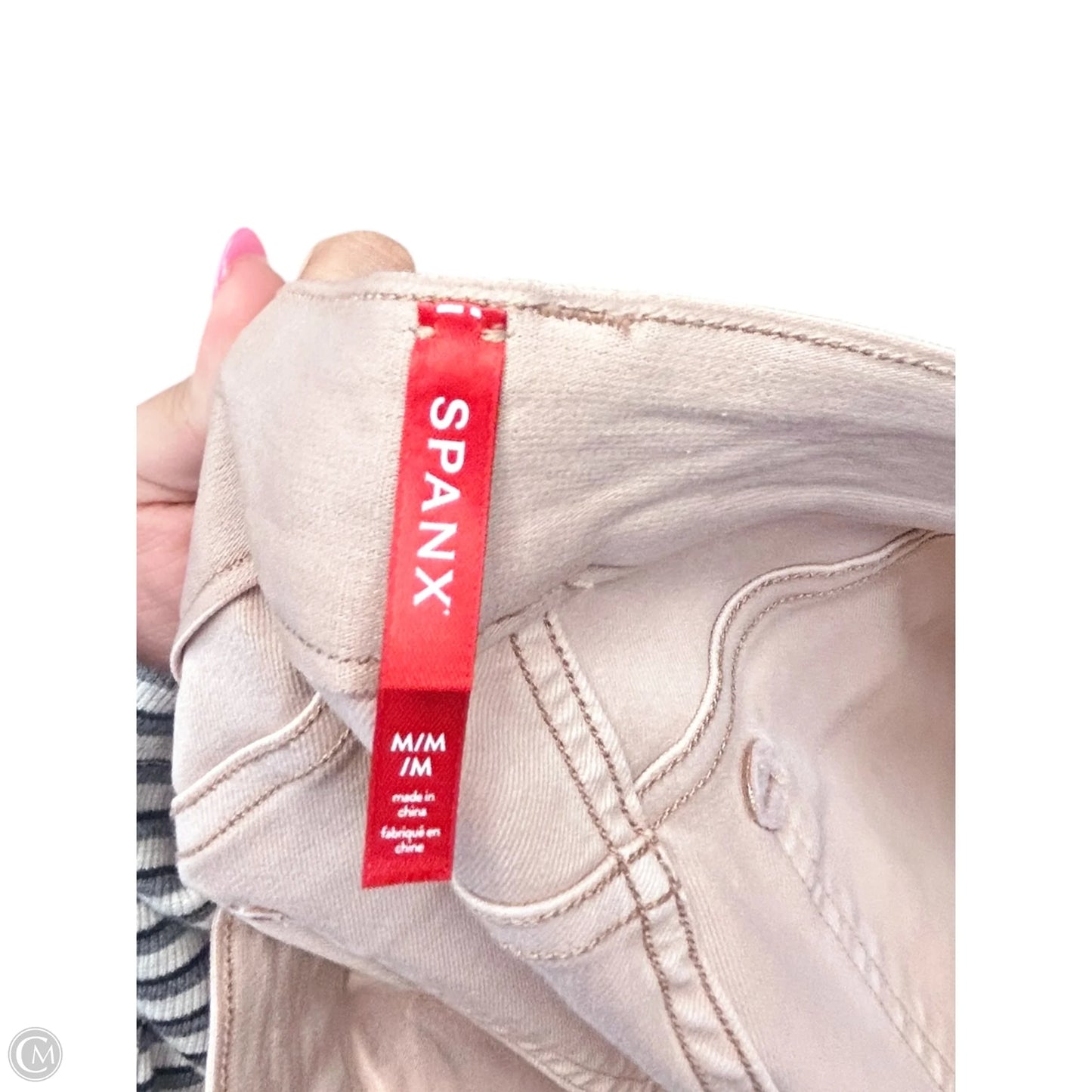 Shorts By Spanx In Pink Denim, Size: M