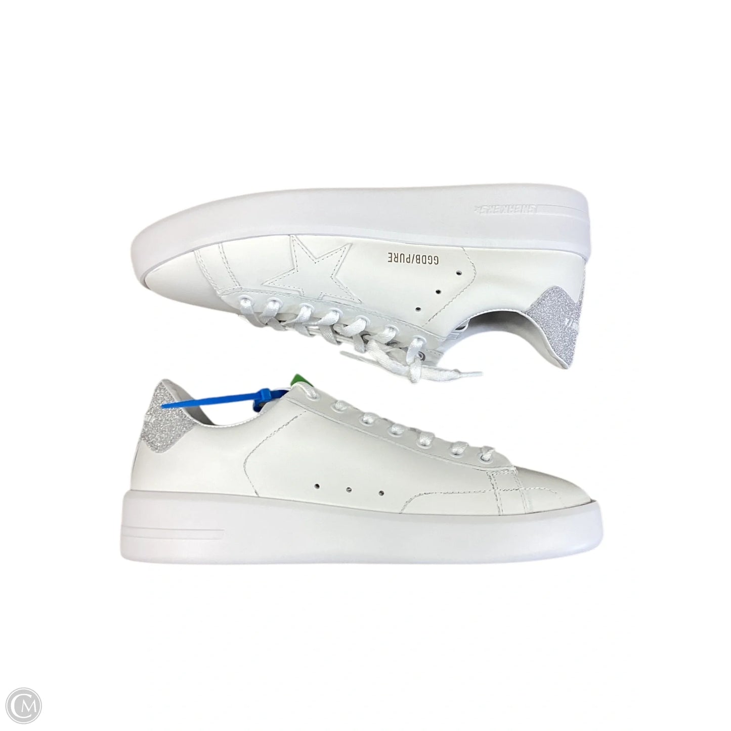 Shoes Luxury Designer By Golden Goose In White, Size: 10