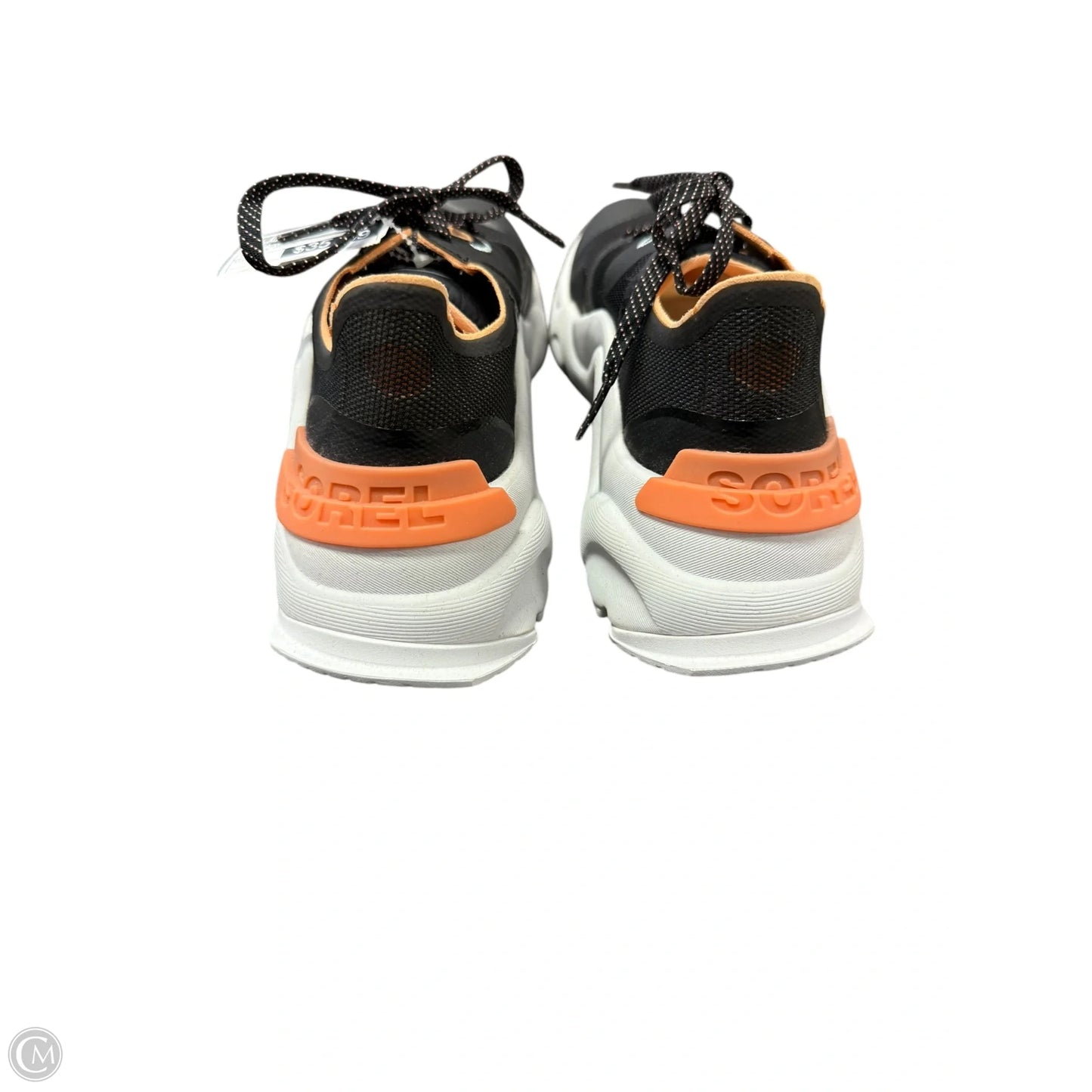 Shoes Athletic By Sorel In Black & Orange, Size: 7.5