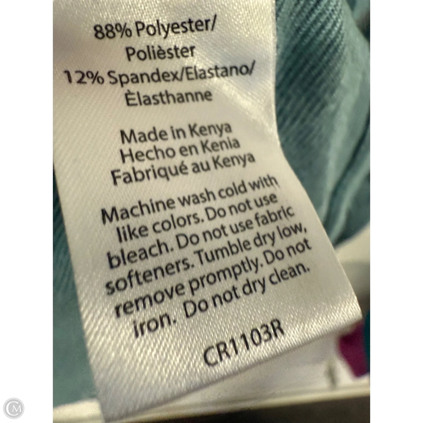 Athletic Top Long Sleeve Hoodie By Rbx In Blue, Size: Xl