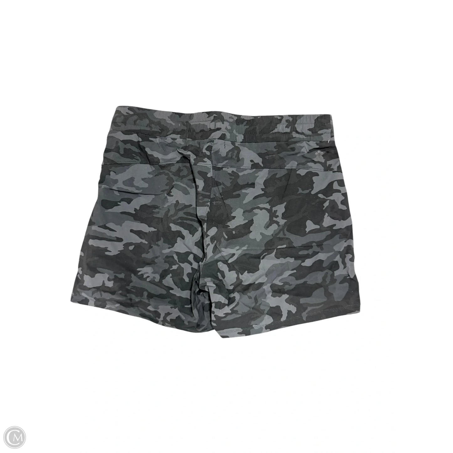 Athletic Shorts By Tuff Athletics In Black & Grey, Size: M