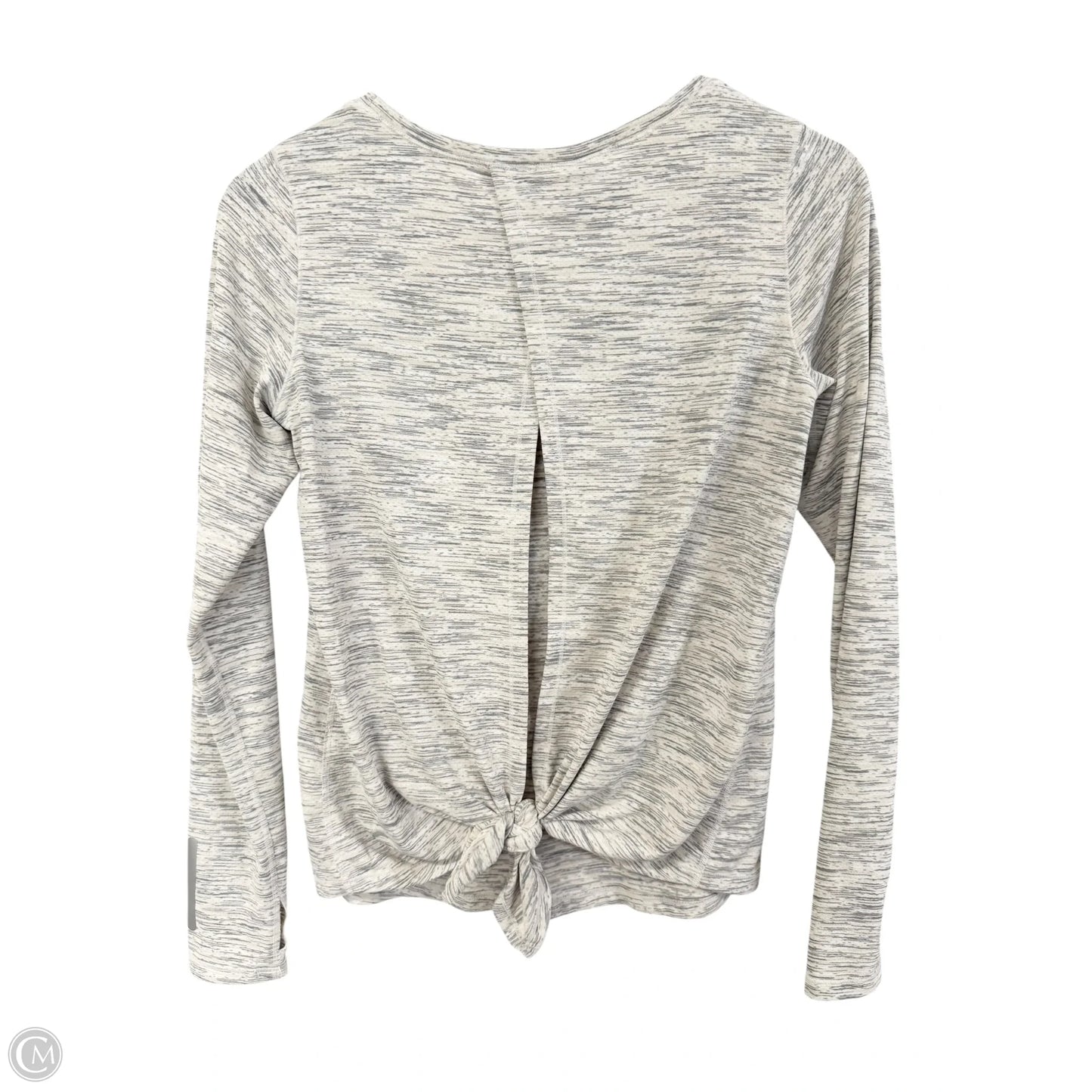 Athletic Top Long Sleeve Crewneck By Zyia In Grey, Size: M