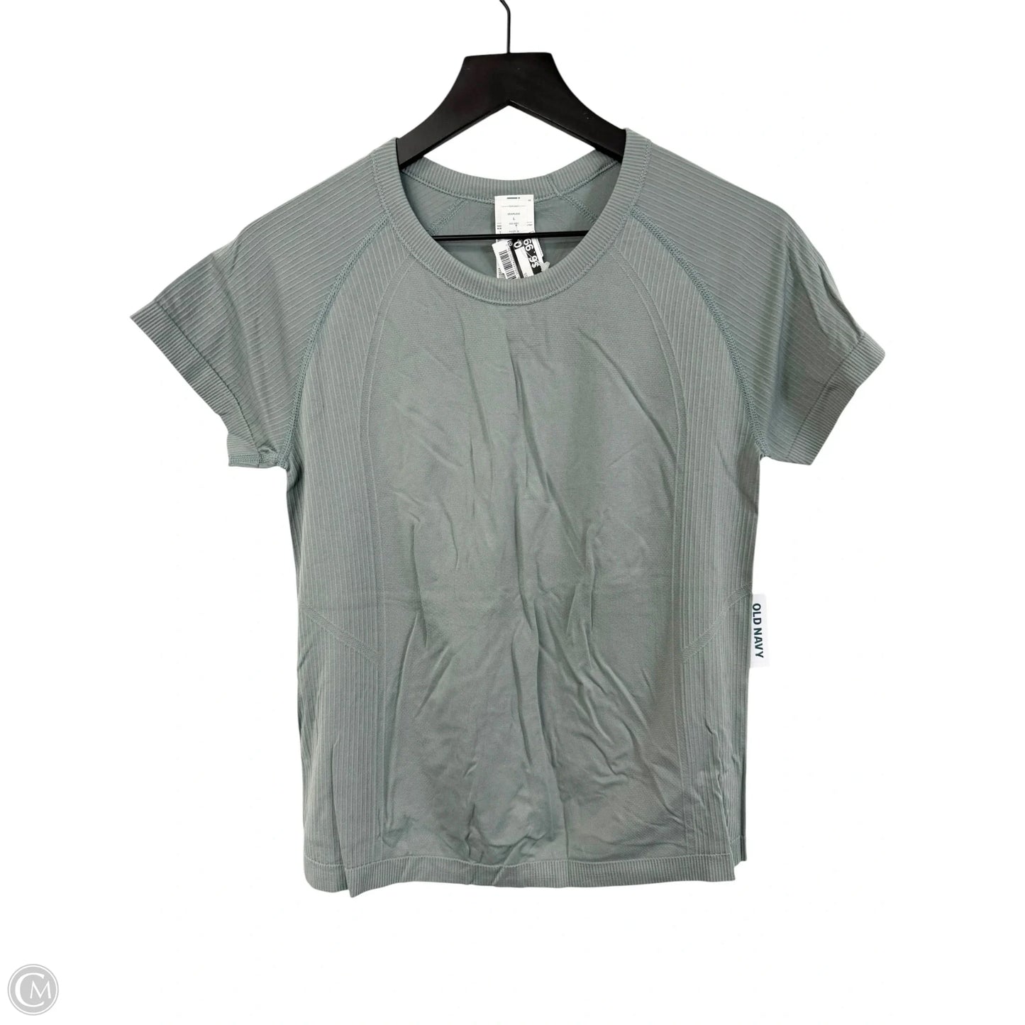 Athletic Top Short Sleeve By Old Navy In Green, Size: L