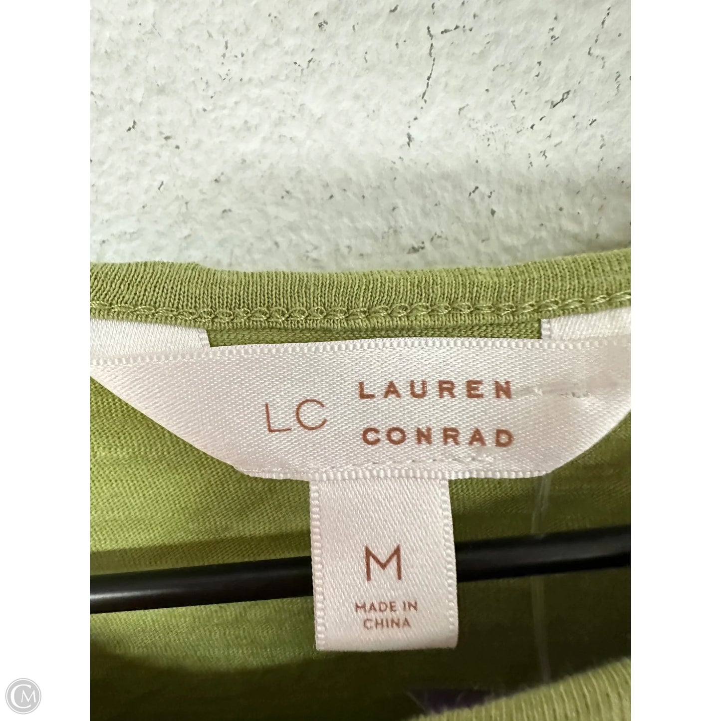 Top Short Sleeve By Lc Lauren Conrad In Green, Size: M