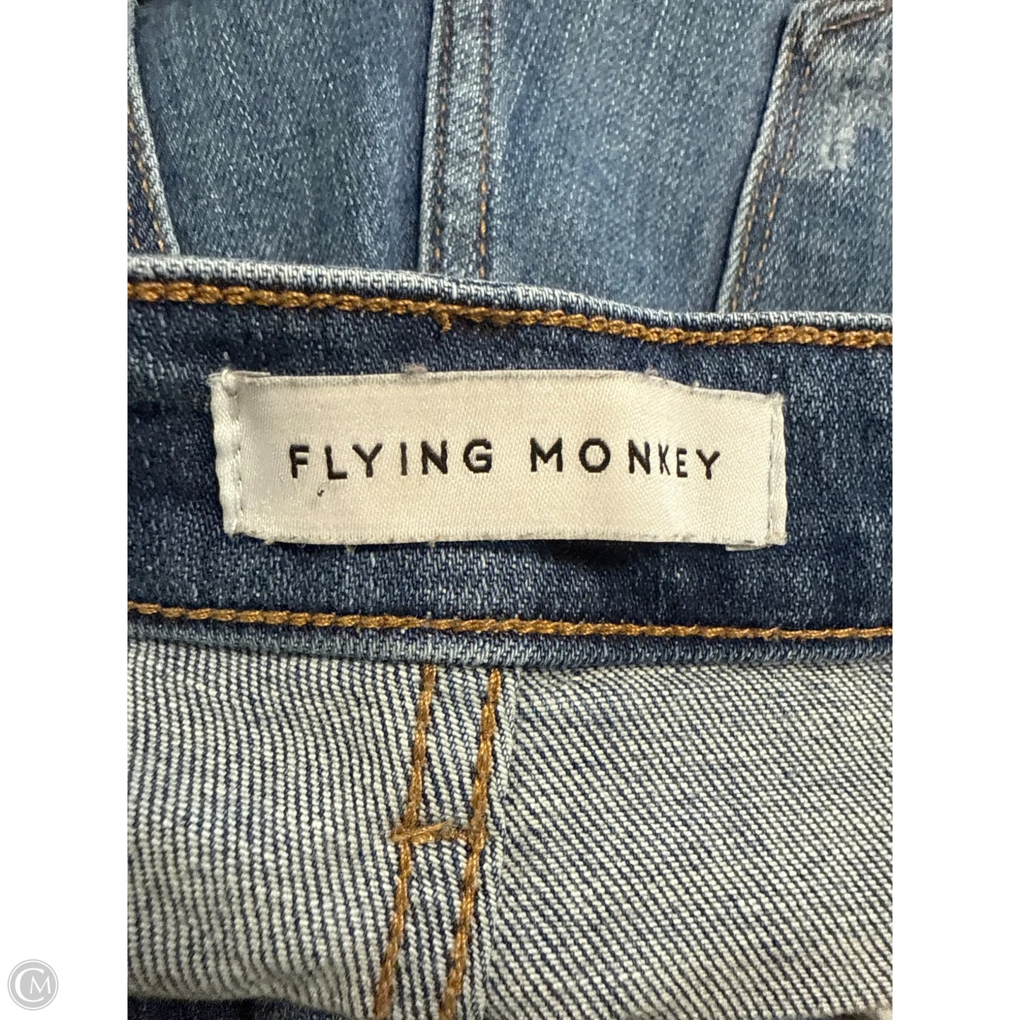 Jeans Straight By Flying Monkey In Blue Denim, Size: 6