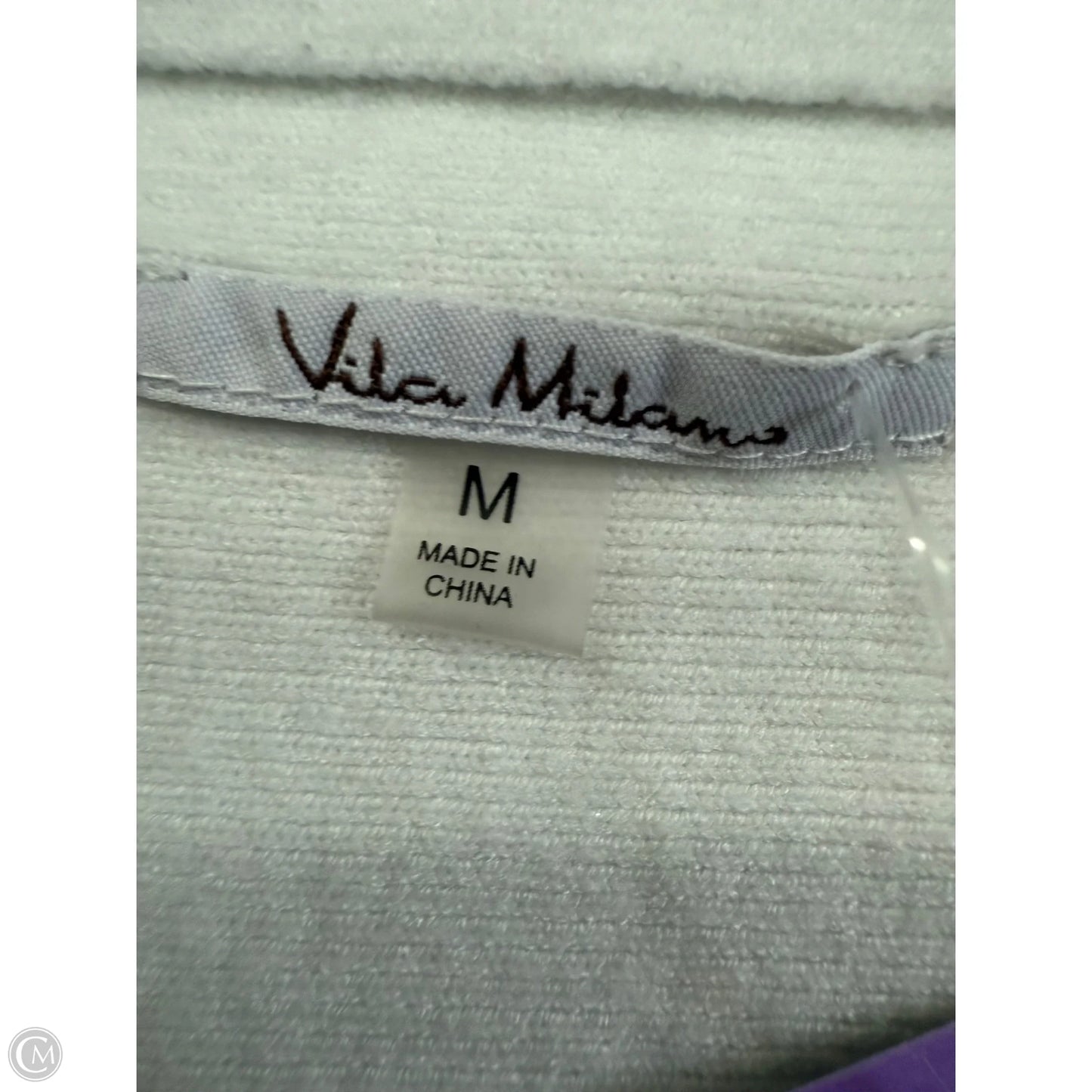 Top Long Sleeve By Vila Milano In White, Size: M
