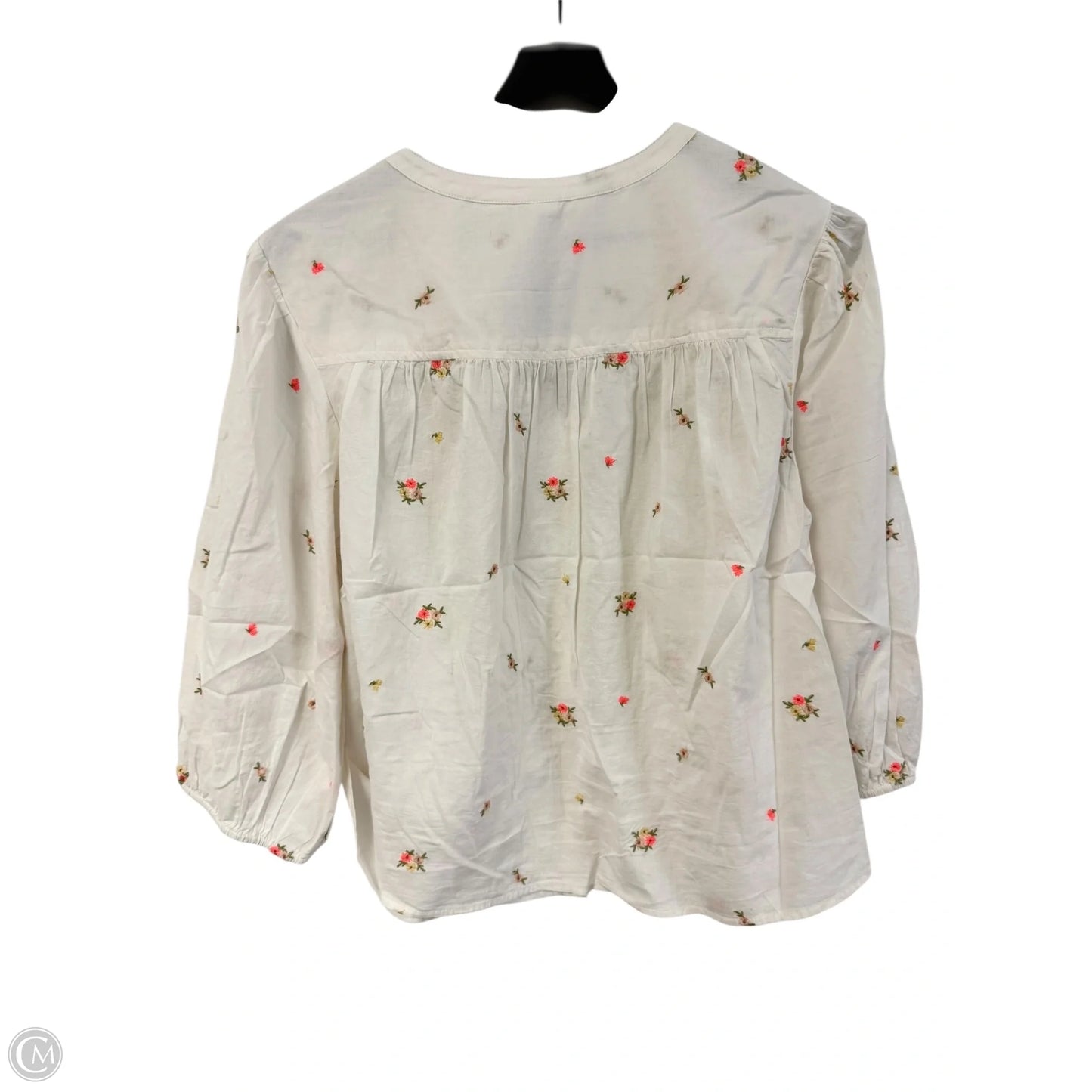 Top Long Sleeve By Old Navy In White, Size: M