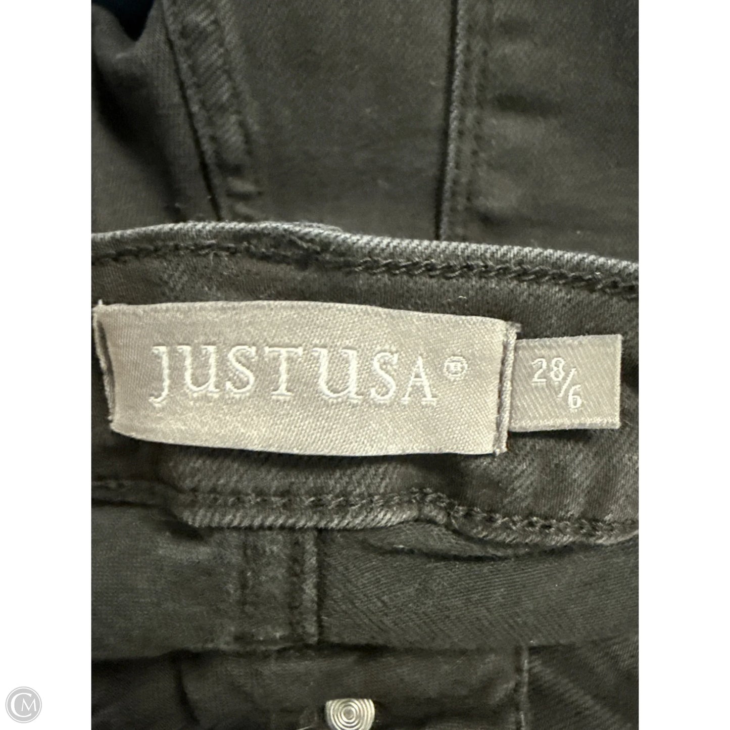 Jeans Flared By Cmc In Black Denim, Size: 6