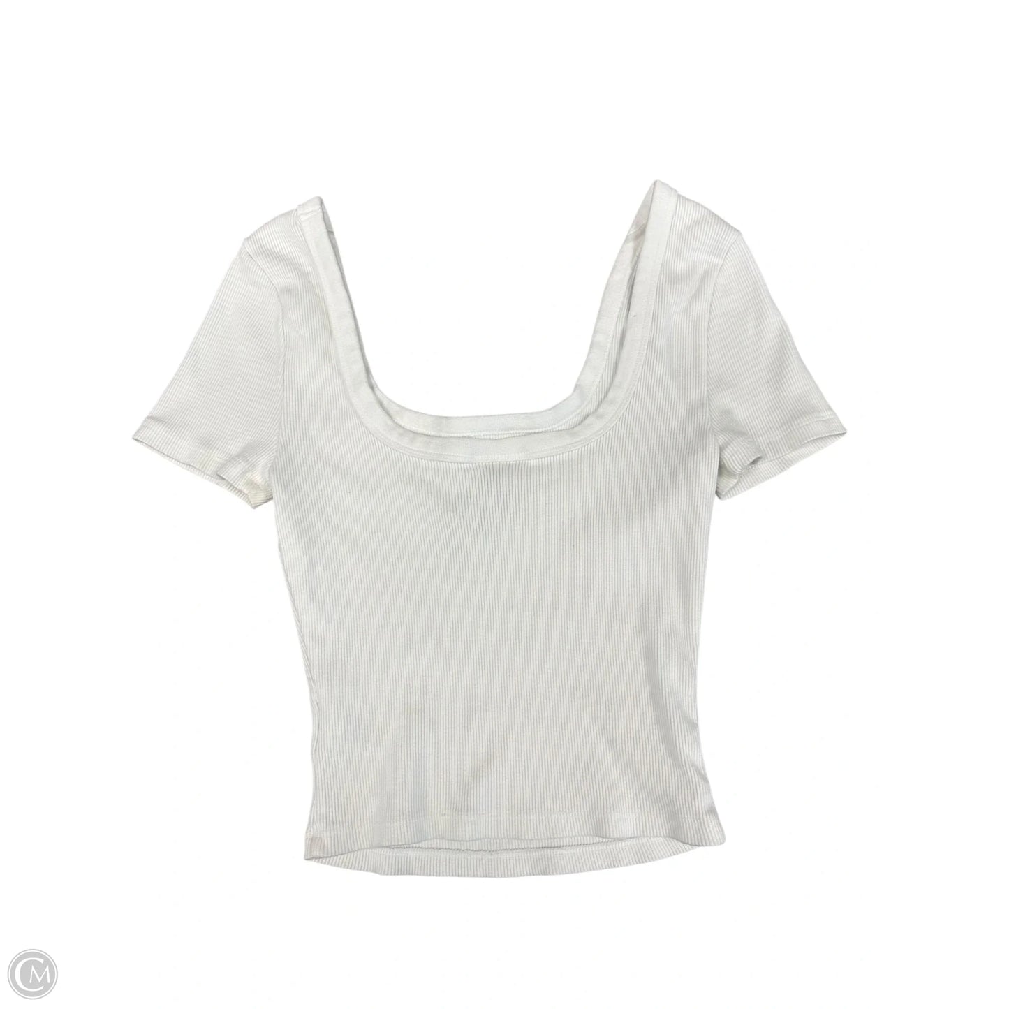 Top Short Sleeve Basic By Universal Thread In White, Size: Xs