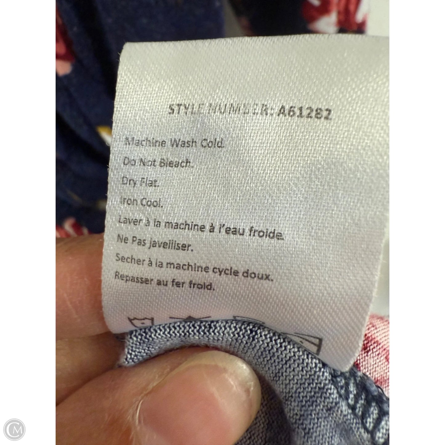 Top Long Sleeve By Clothes Mentor In Blue, Size: M