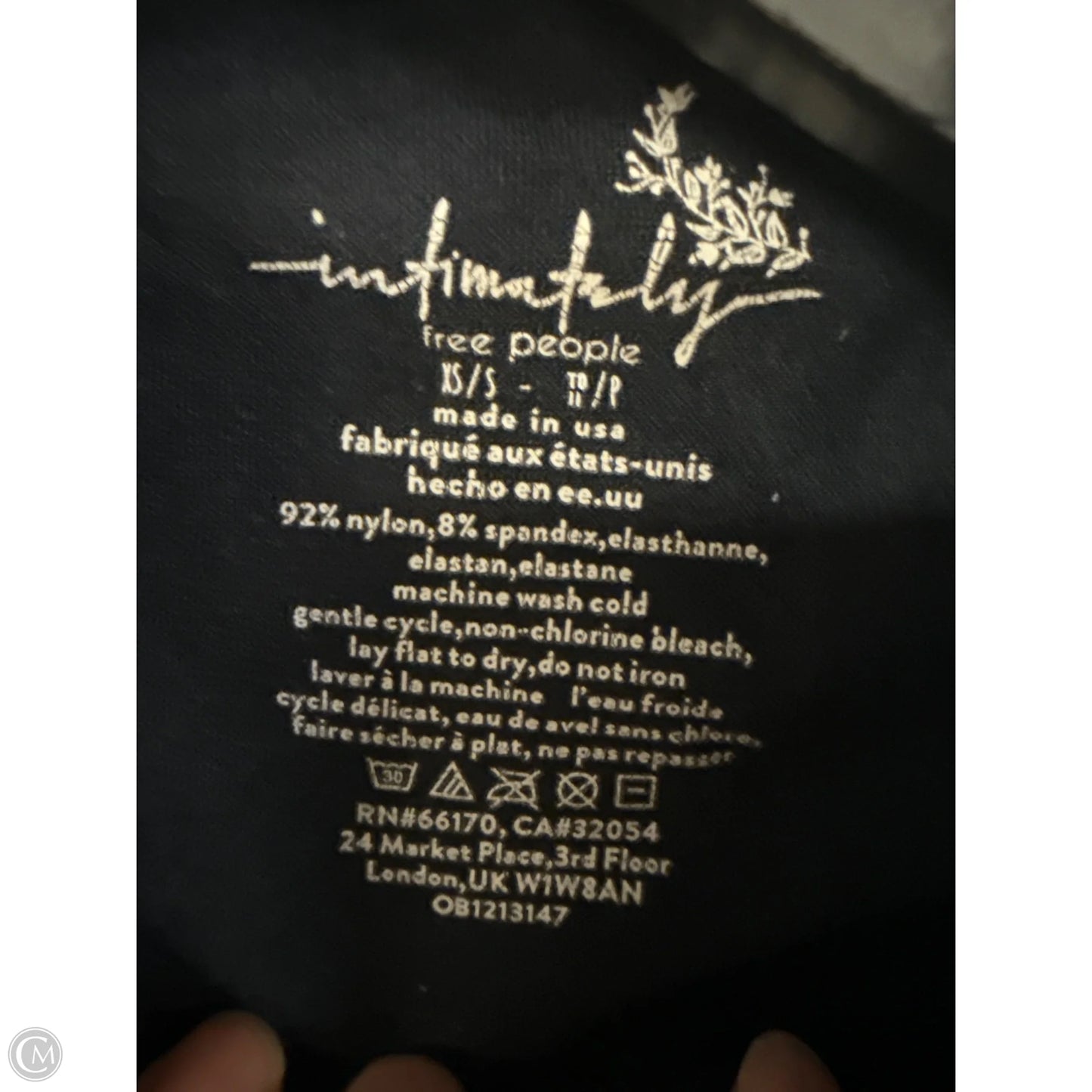 Top Long Sleeve By Free People In Black, Size: S