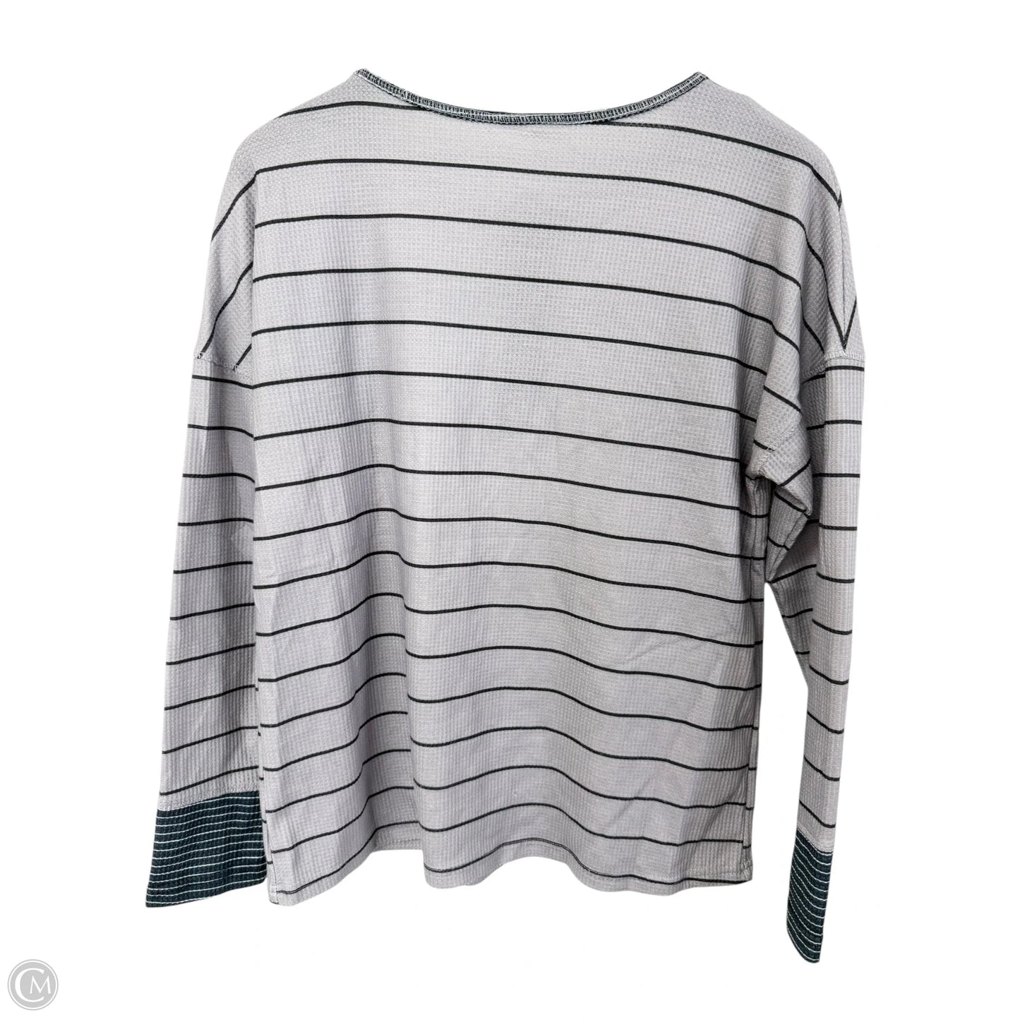Top Long Sleeve Basic By Cmf In Grey, Size: M