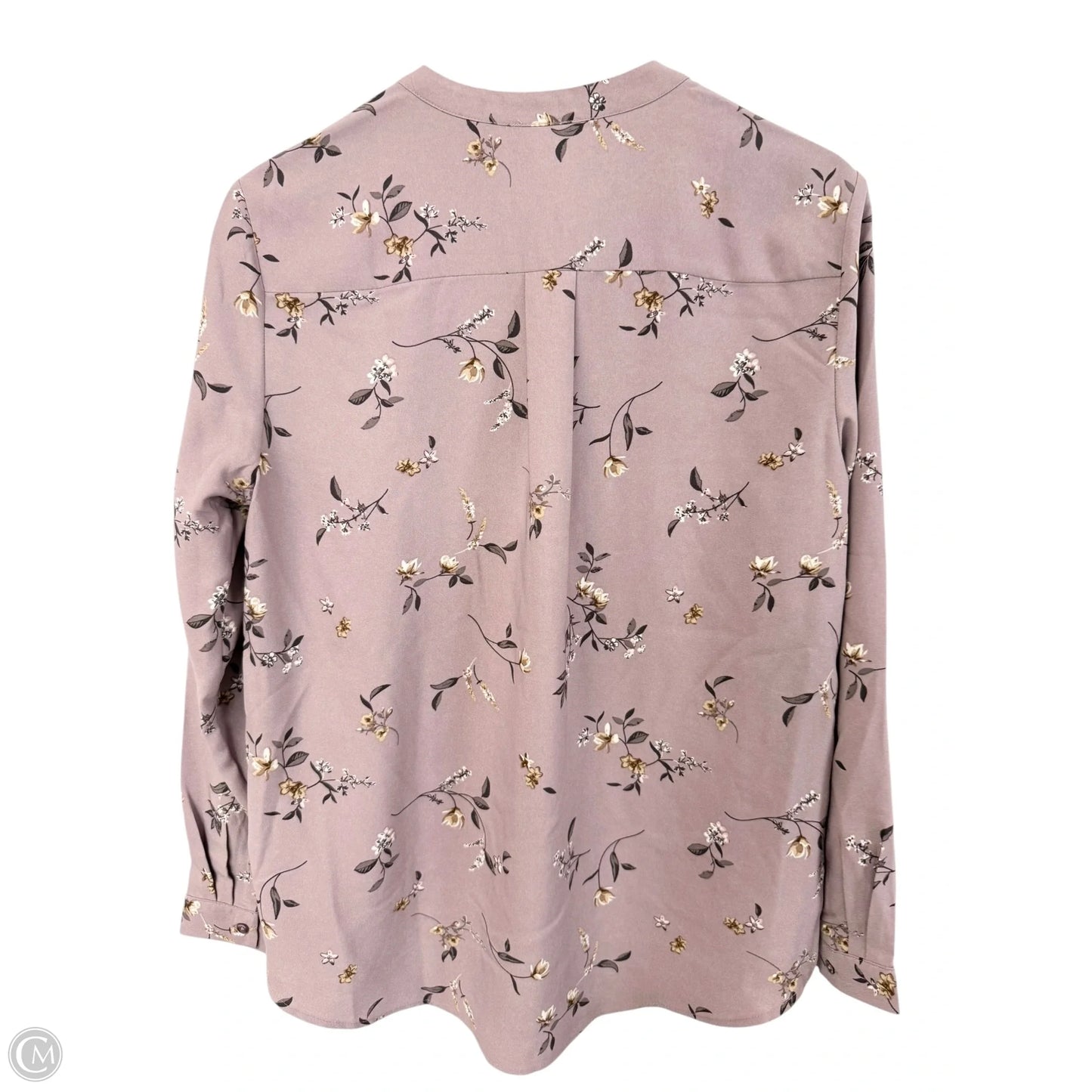Top Long Sleeve By Hilary Radley In Purple, Size: M